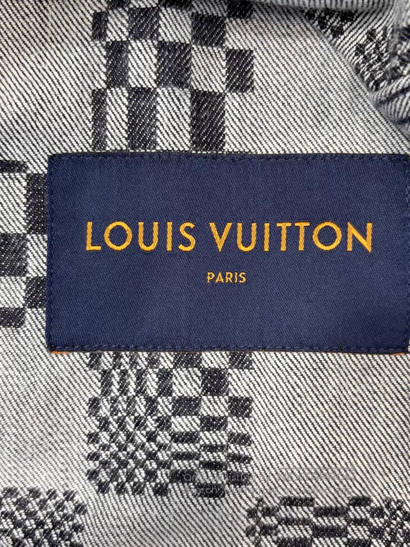 Louis Vuitton Multi Checkered Denim Jacket Size S. Size US S / EU 44-46 / 1 - 3 Thumbnail