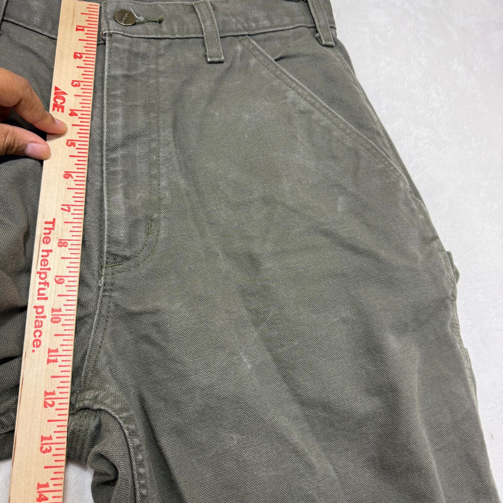Carhartt Carhartt 32X30 Loose Fit Green Pants Streetwear Distressed Size US 32 / EU 48 - 8 Thumbnail