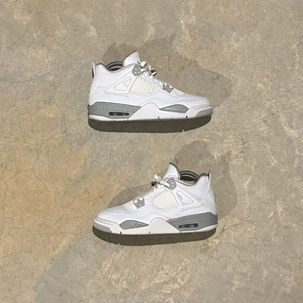 Jordan Brand × Nike Air Jordan 4 Retro White Oreo 2021 US 7 Size US 7 / EU 40 - 2 Thumbnail
