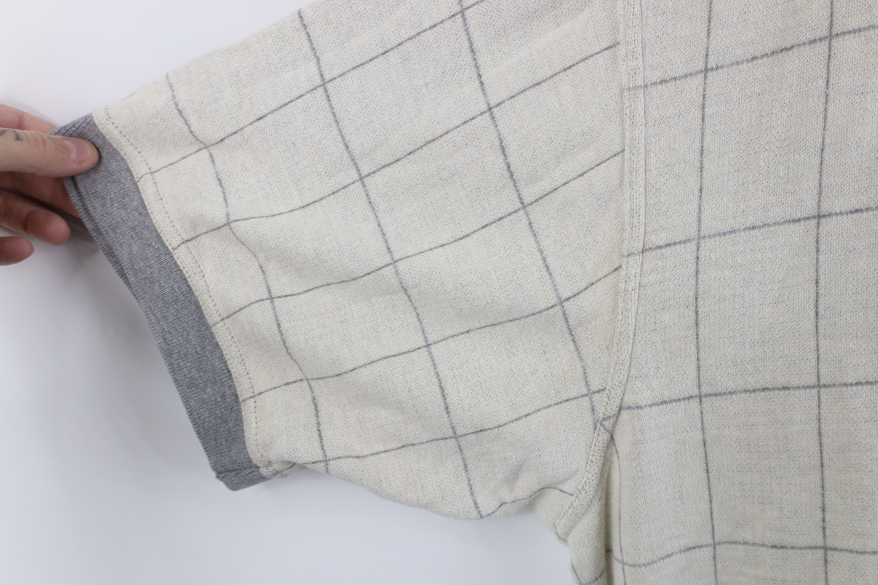 Vintage Vintage 90s Streetwear Fit Checkered Knit Golf Polo Shirt Size US XL / EU 56 / 4 - 6 Thumbnail