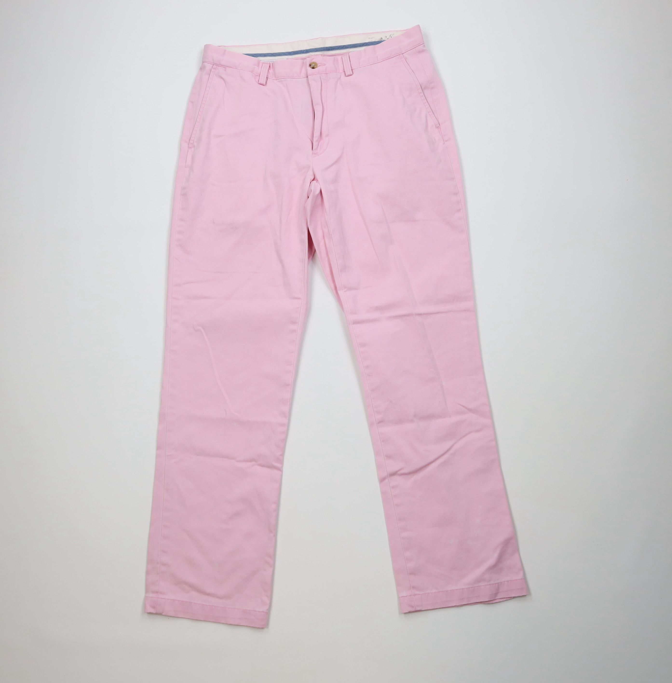 Ralph Lauren Vintage Ralph Lauren Classic Straight Leg Chino Pants Pink Size US 34 / EU 50 - 1 Thumbnail