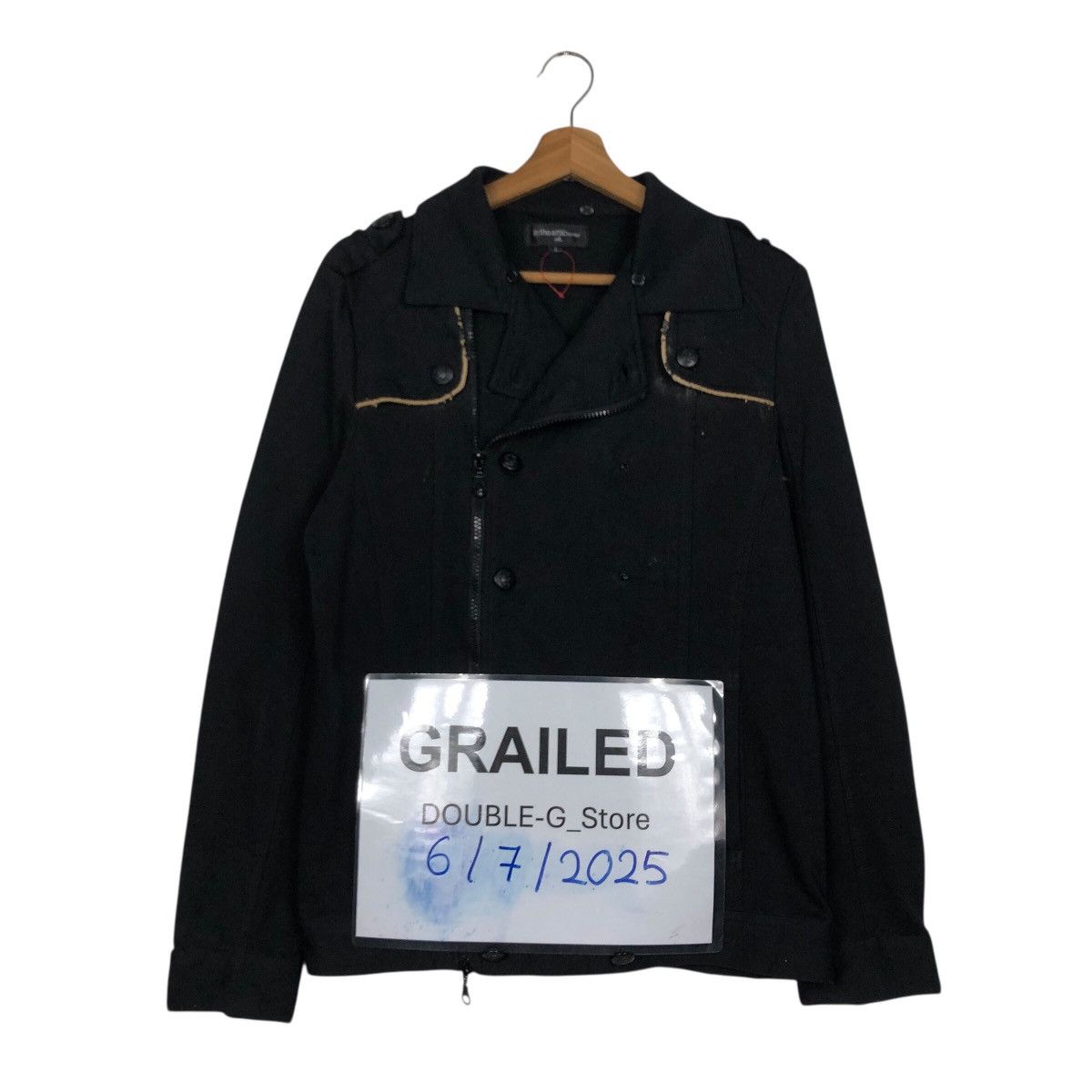 In The Attic 📌Rich Black Biker Jacket Punk In The Attic Jpn Beauty Beast Size US L / EU 52-54 / 3 - 1 Thumbnail