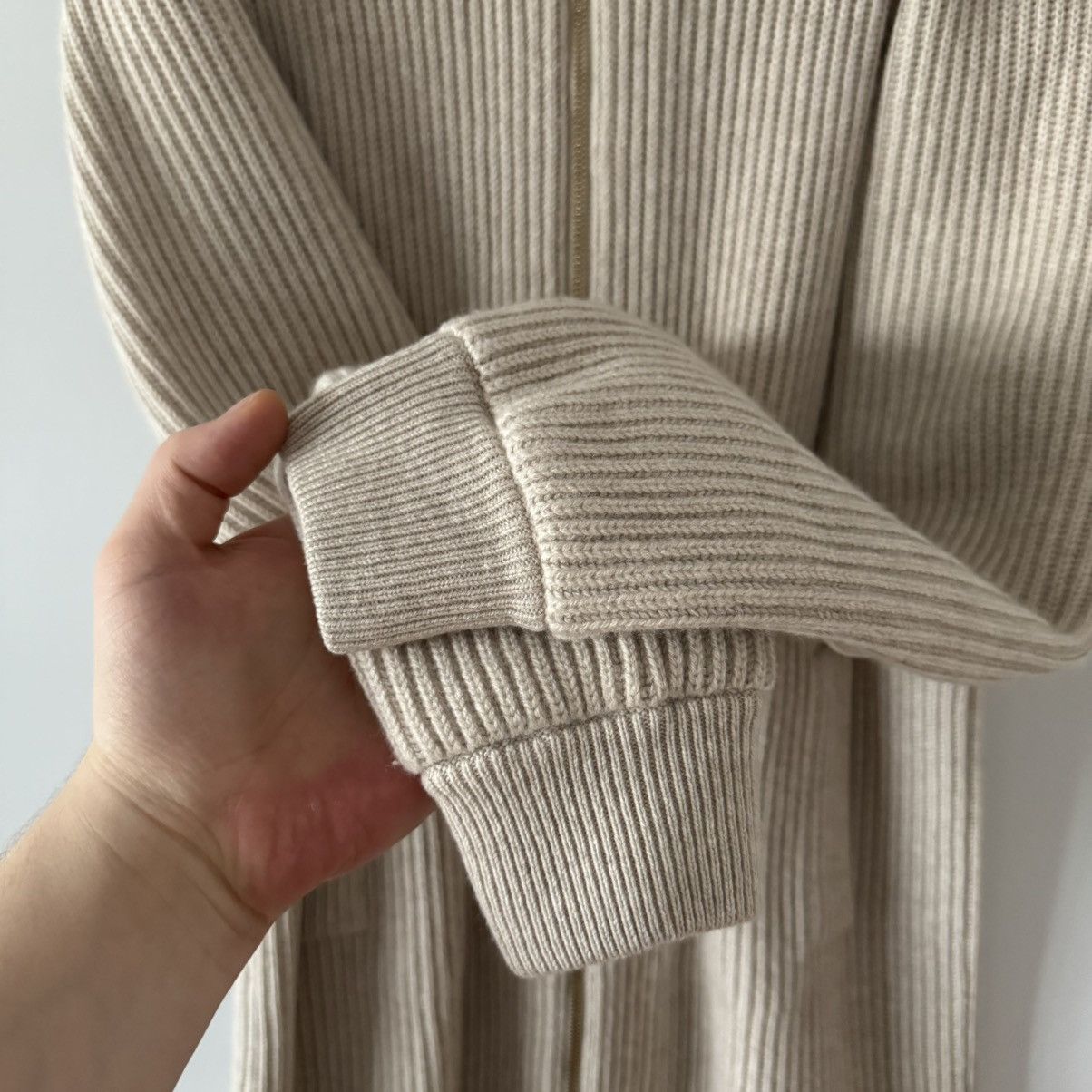 Brunello Cucinelli Women's BRUNELLO CUCINELLI 100%Cashmere Knit Zip Coat XS Size XS / US 0-2 / IT 36-38 - 12 Thumbnail