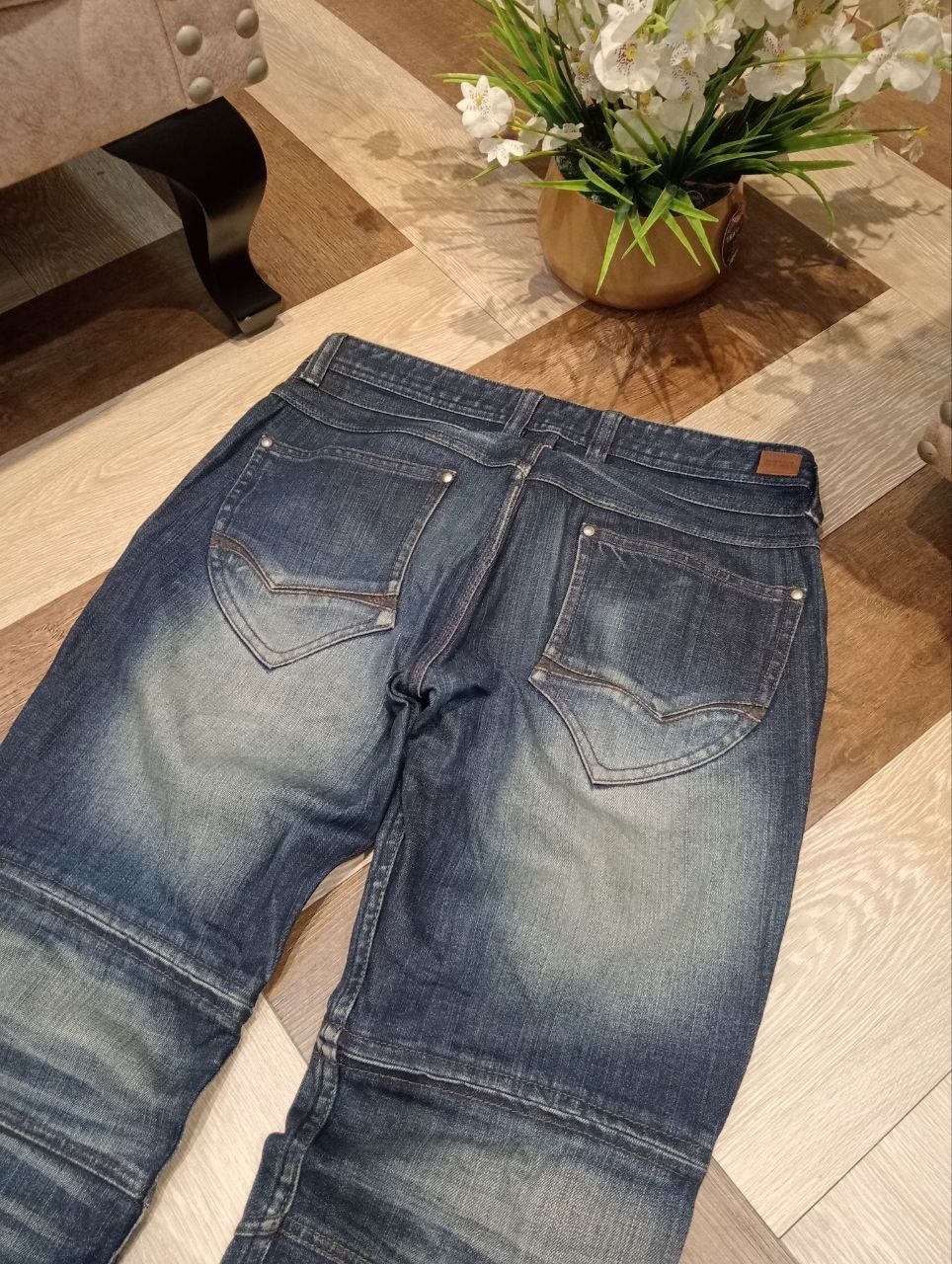 Nicole Club NICOLE CLUB FOR MEN JAPAN 3D DENIM WITH UNIQUE ZIPPER PANTS Size US 33 - 9 Thumbnail