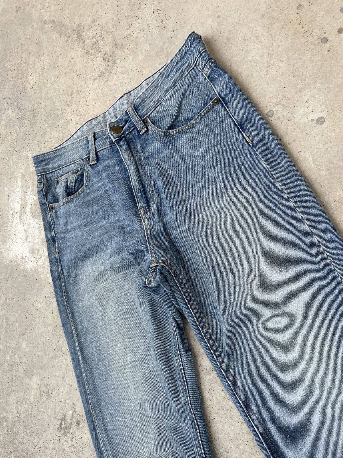 Japanese Brand × Junya Watanabe Vintage Japanese Brand Faded Blue Jeans Denim Size US 30 / EU 46 - 3 Thumbnail
