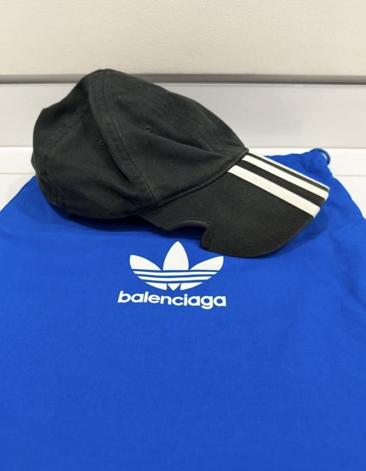 Adidas × Balenciaga Balenciaga x Adidas 3 Stripe Skinny Brim Black