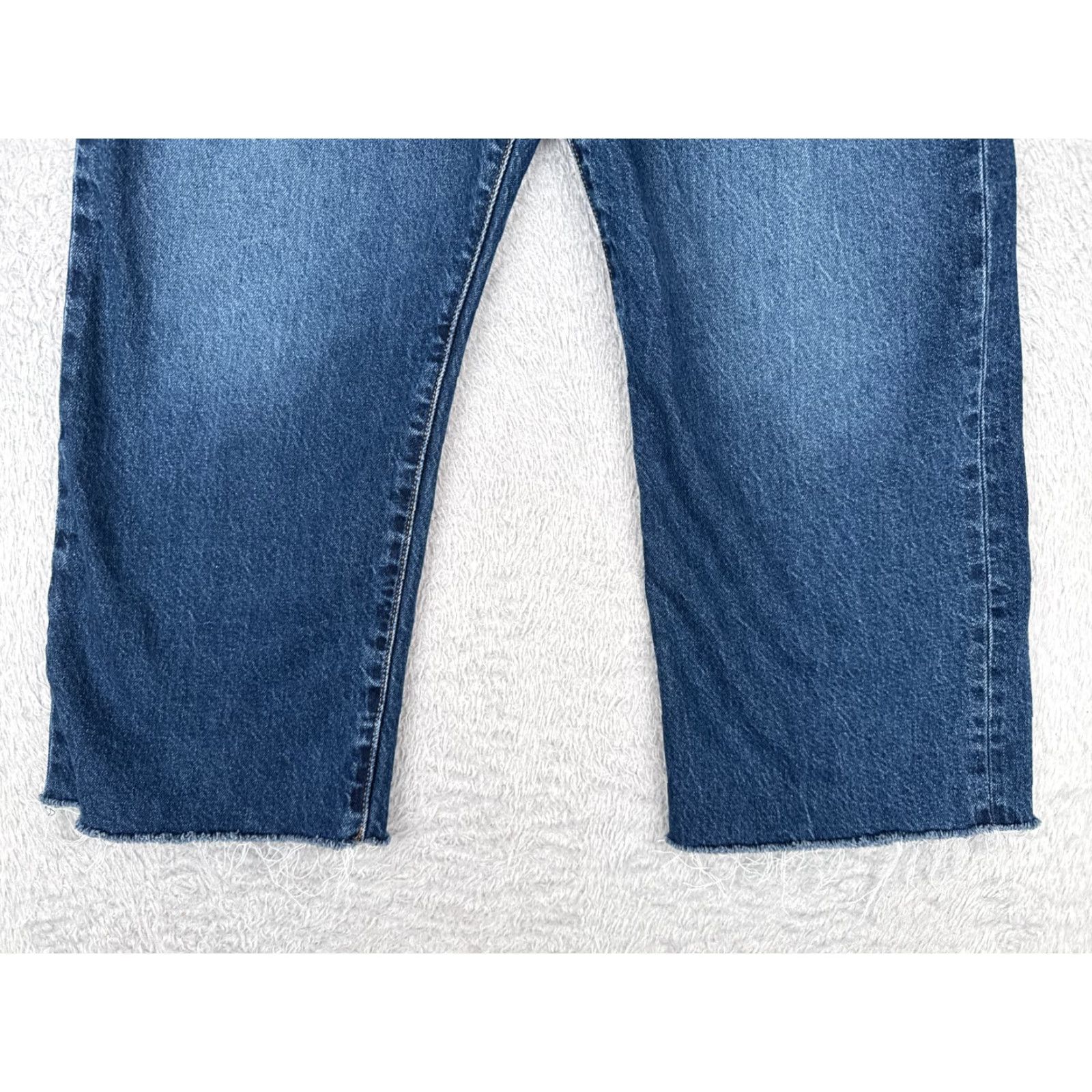 Levi's Levi's Jeans Women 32 Blue Distressed High Rise Straight Ankle 32x27 Vintage No Size 24" / US 00 / IT 34 - 2 Thumbnail