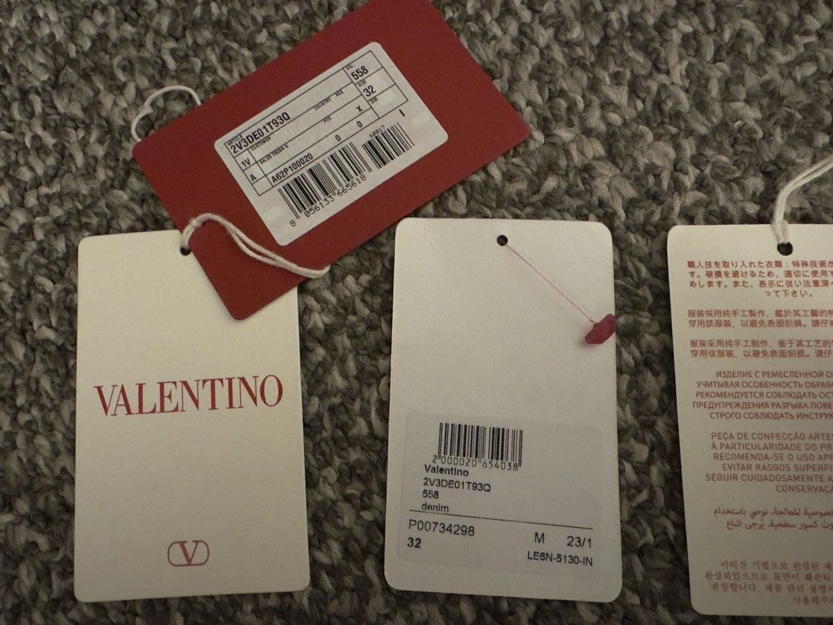 Valentino Valentino Rockstud Cotton Denim Jeans Size US 32 / EU 48 - 14 Thumbnail