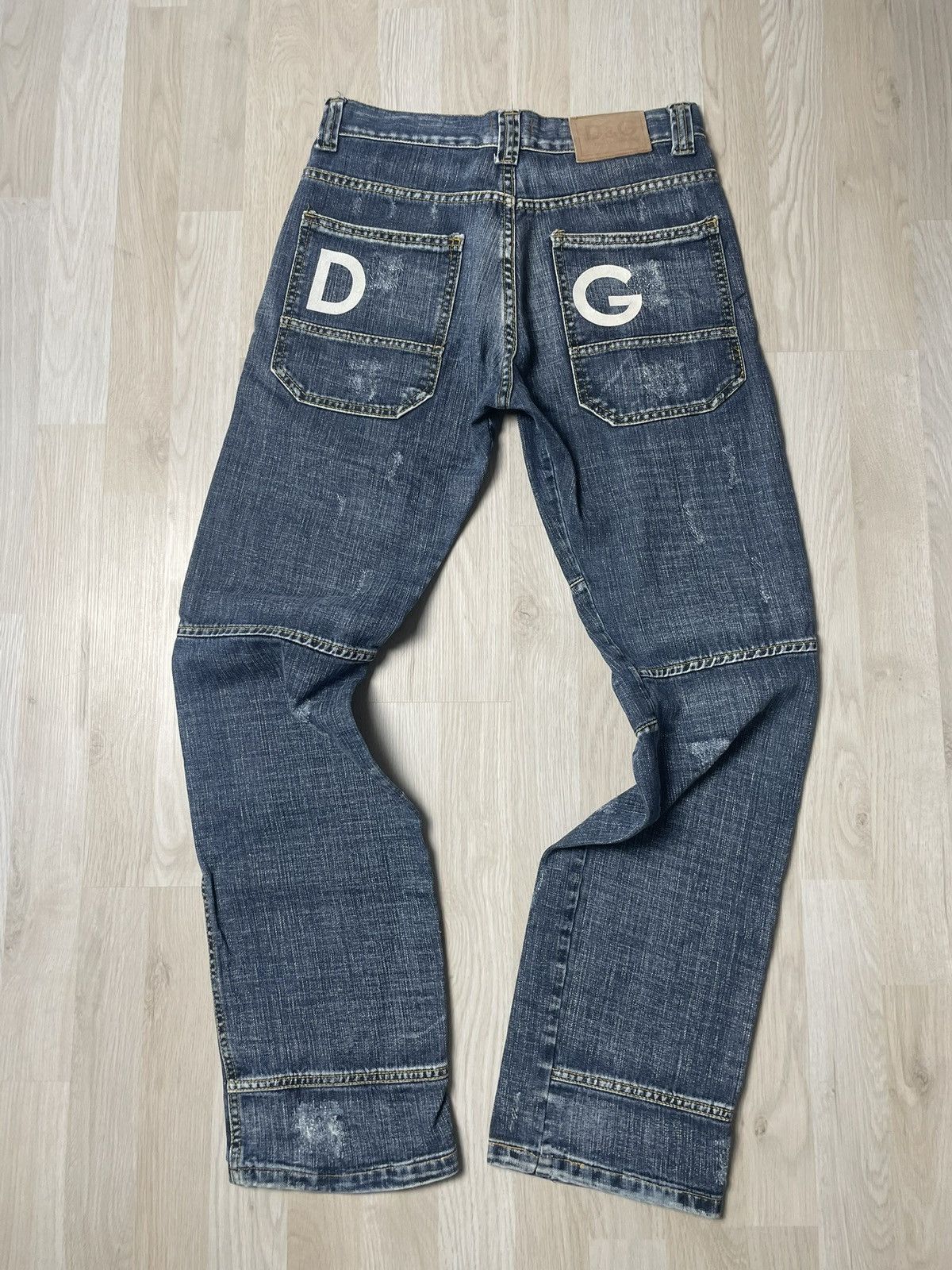 Dolce & Gabbana Dolce & Gabbana Jeans DG Backprint Größe 36 Size 28" / US 6 / IT 42 - 1 Thumbnail