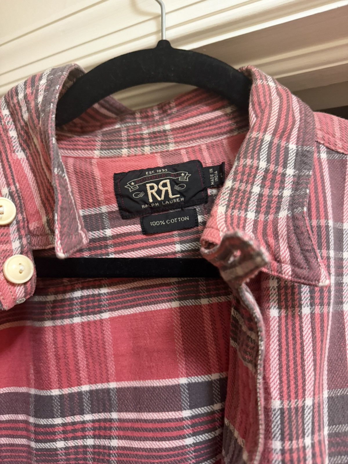 RRL Ralph Lauren Double RL Flannel Size US L / EU 52-54 / 3 - 7 Thumbnail
