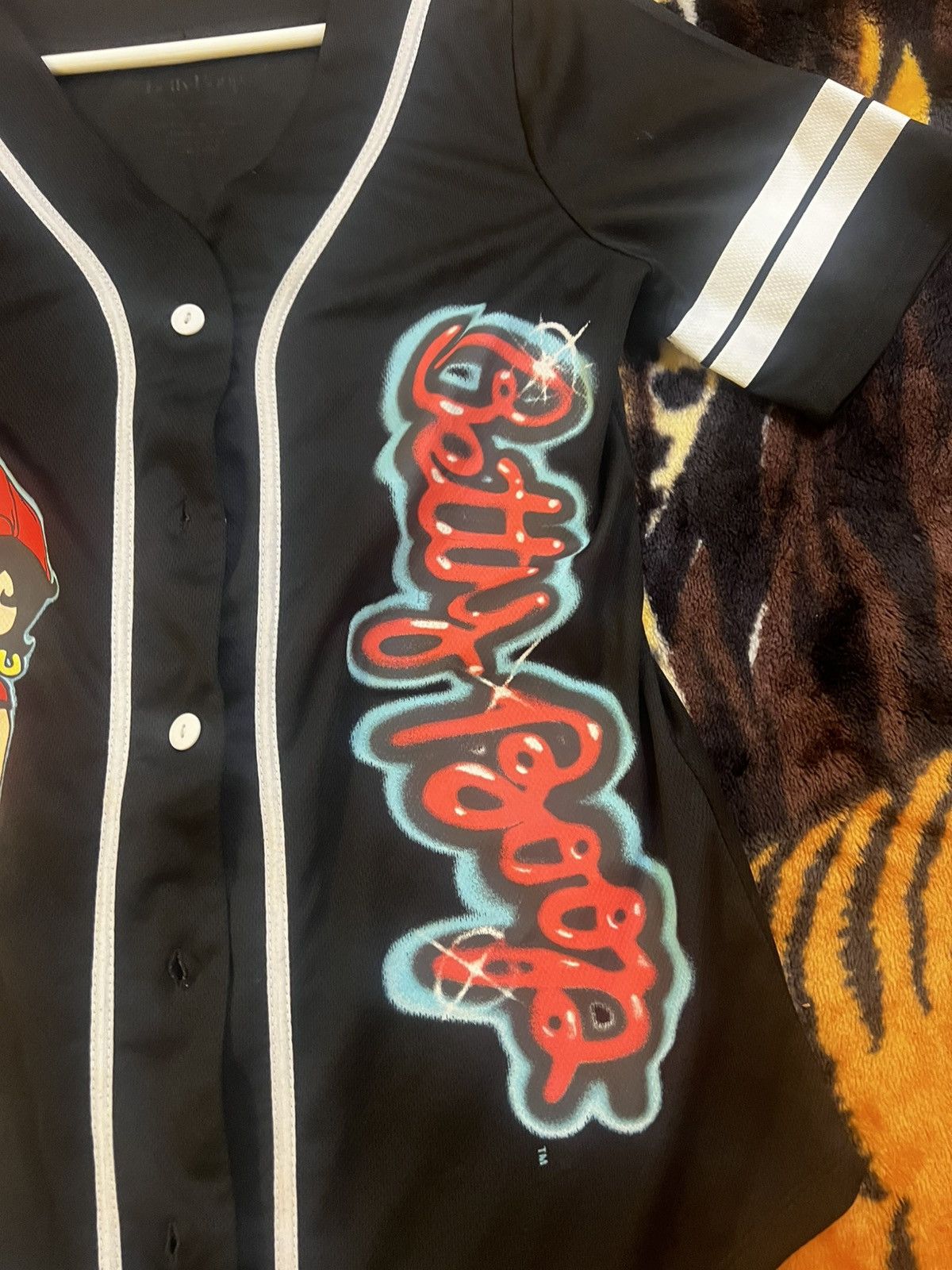 MLB Y2K cute Betty Boop Baseball Jersey Size M / US 6-8 / IT 42-44 - 5 Thumbnail