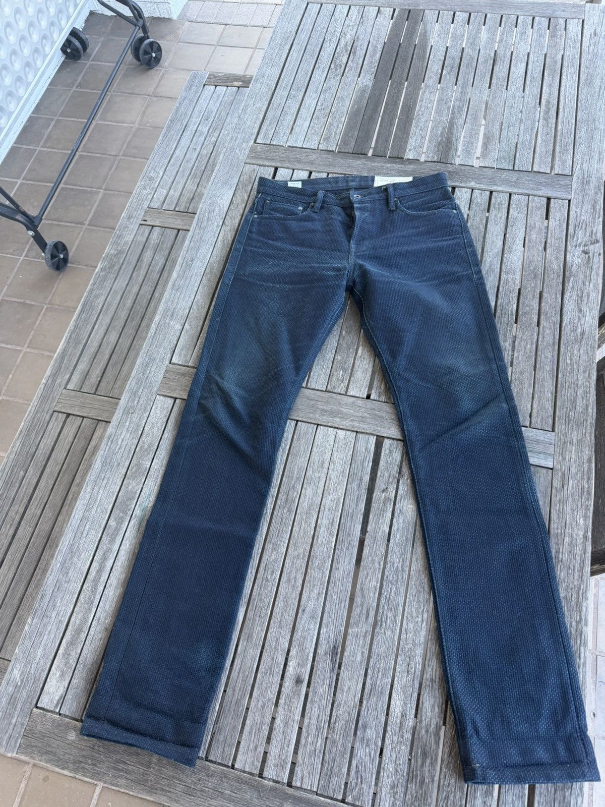 Rogue Territory Rogue Territory 15oz Sashiko Denim Staton 33” Long Sold Out Size US 33 - 1 Thumbnail