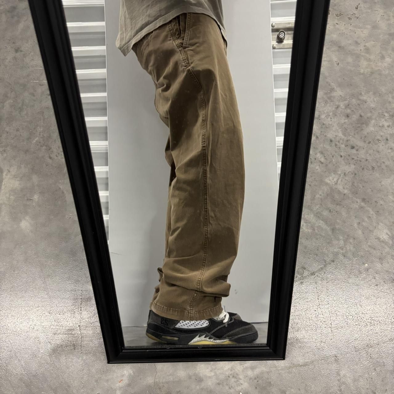 Japanese Brand × Vintage Crazy Vintage Y2K/2000s Brown Workwear Essential Casual Pants! Size US 32 / EU 48 - 2 Thumbnail