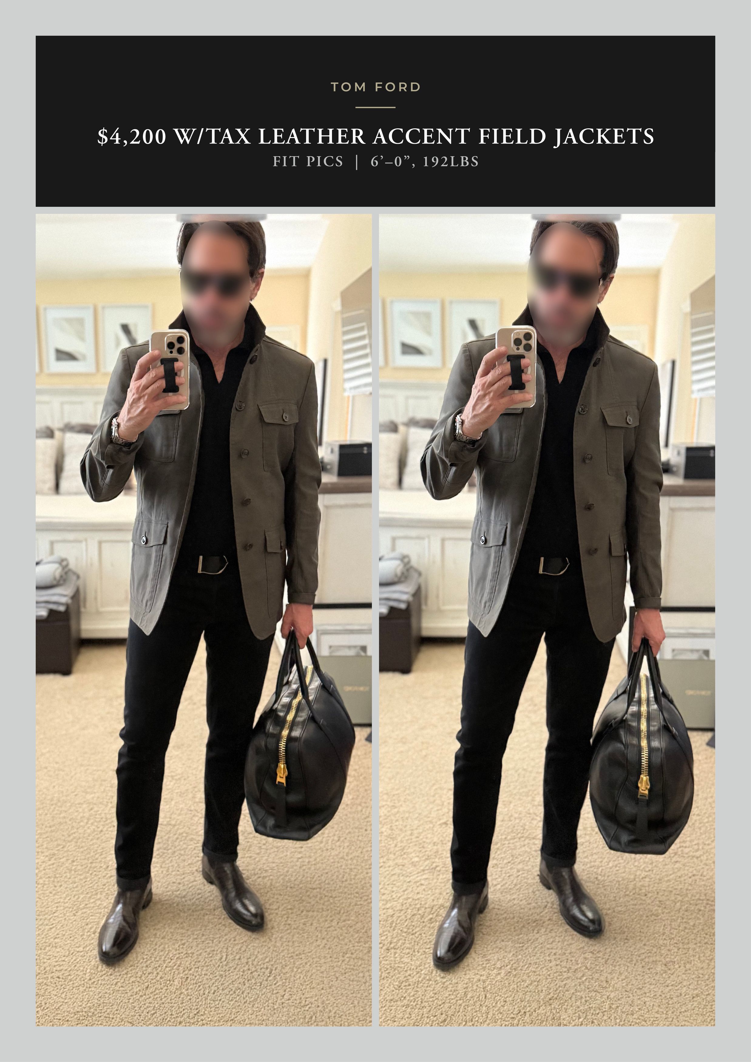 Coveted $4,200 TOM FORD's Personal Favorite Field Jacket