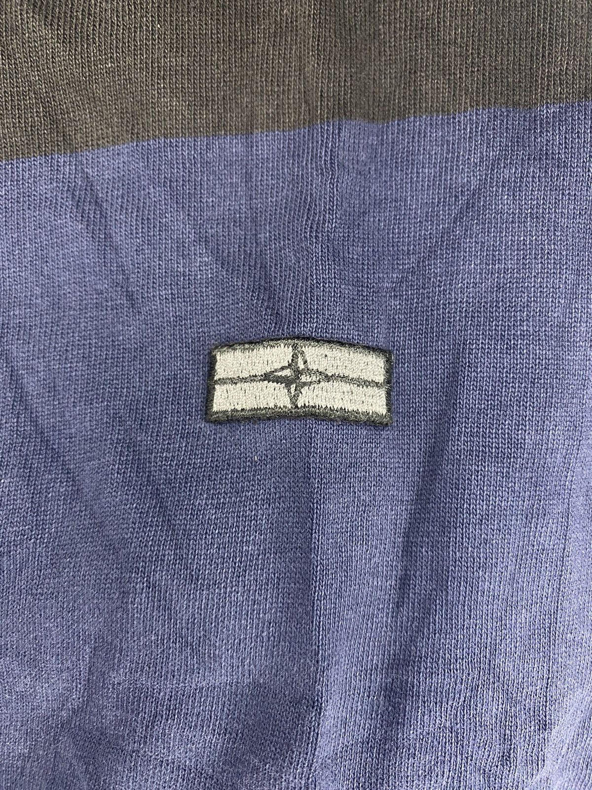 Stone Island AW08 Stone Island Denims Logo Patch Rugby Shirt Size US S / EU 44-46 / 1 - 3 Thumbnail