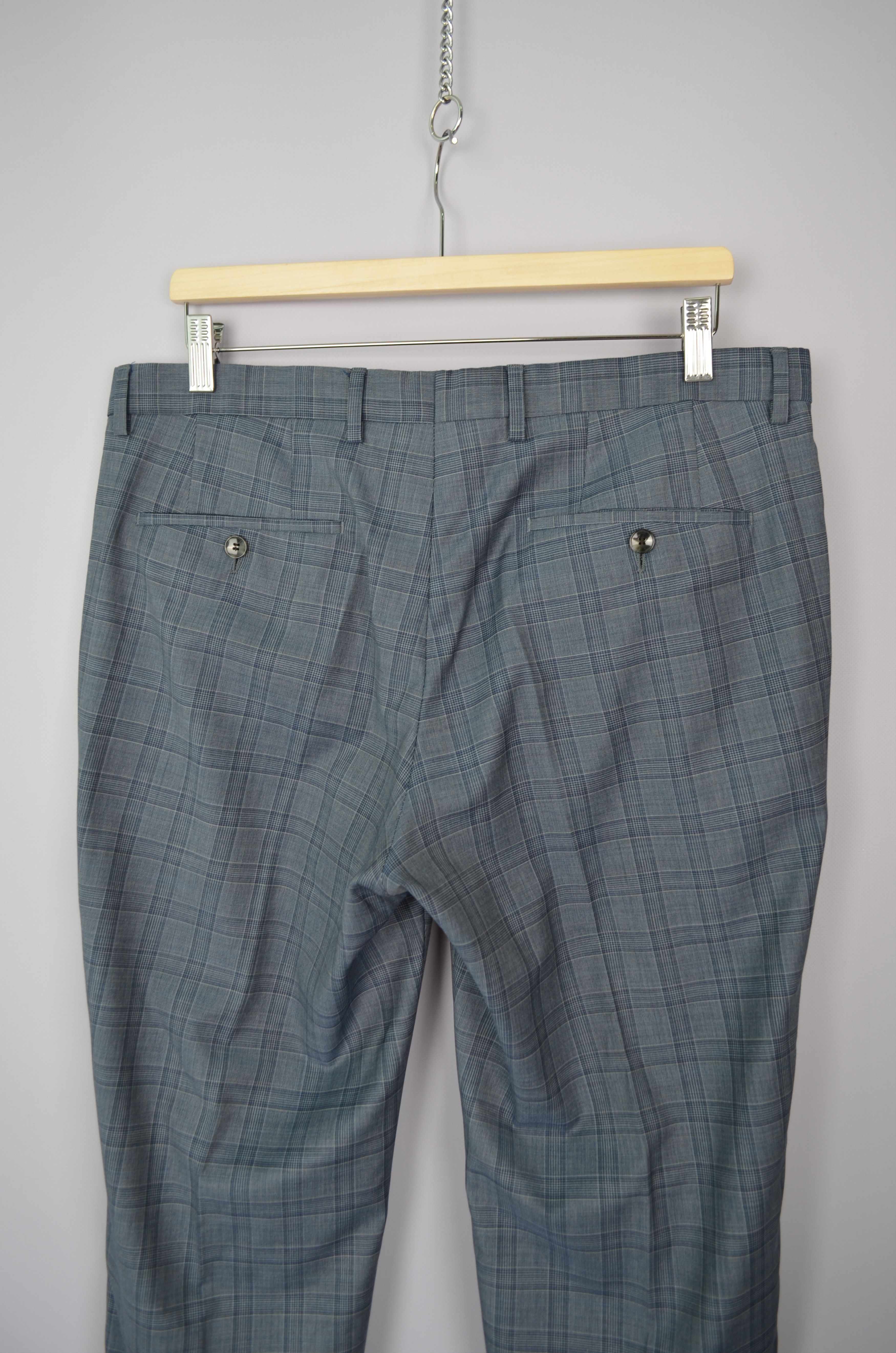 Hugo Boss Hugo Boss Check 100% Wool Pants Trousers Size 50 W32 L30 Size US 32 / EU 48 - 6 Thumbnail