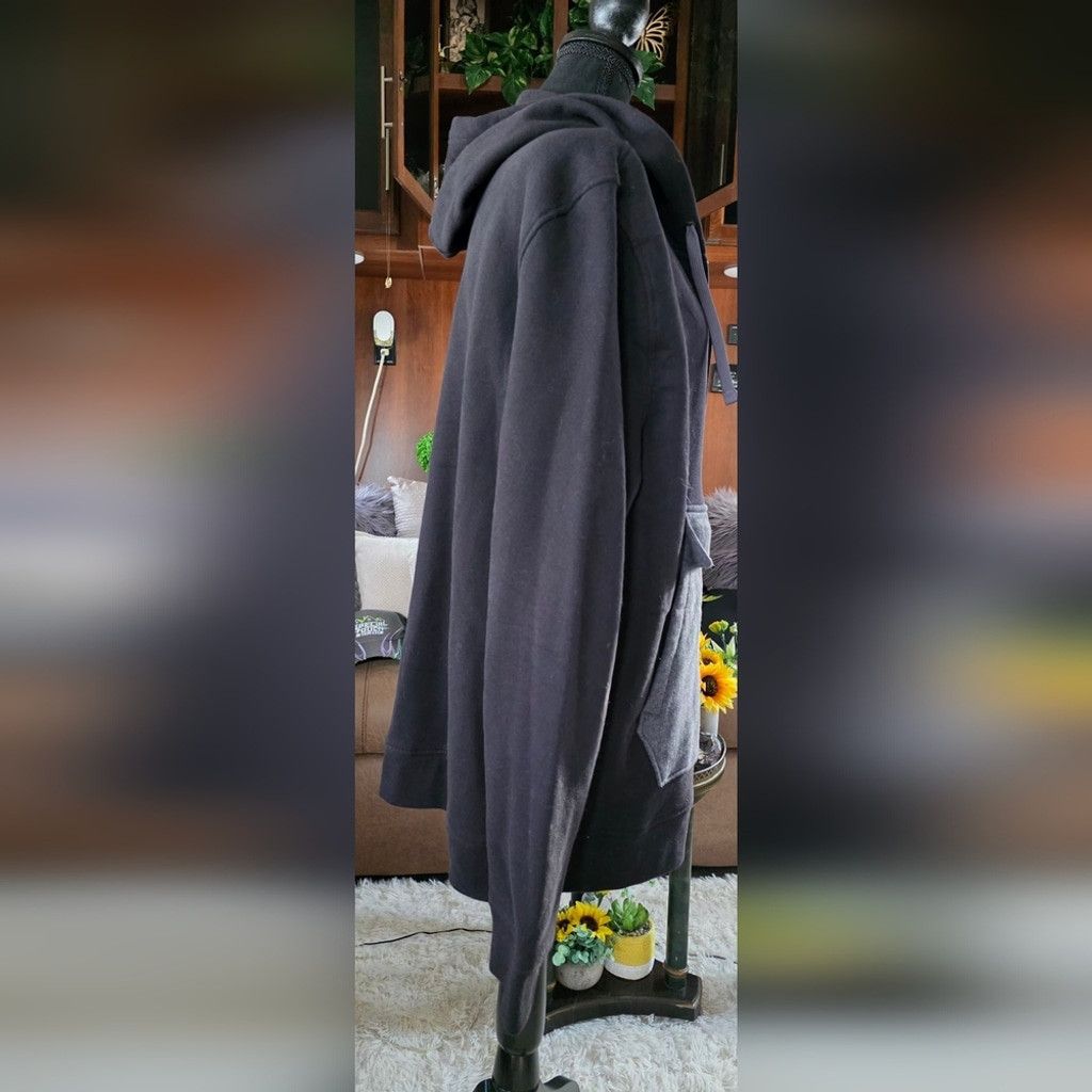 Tek Gear Tek Gear Black and Gray Hoodie with Front Pocket NWT Size US L / EU 52-54 / 3 - 4 Thumbnail