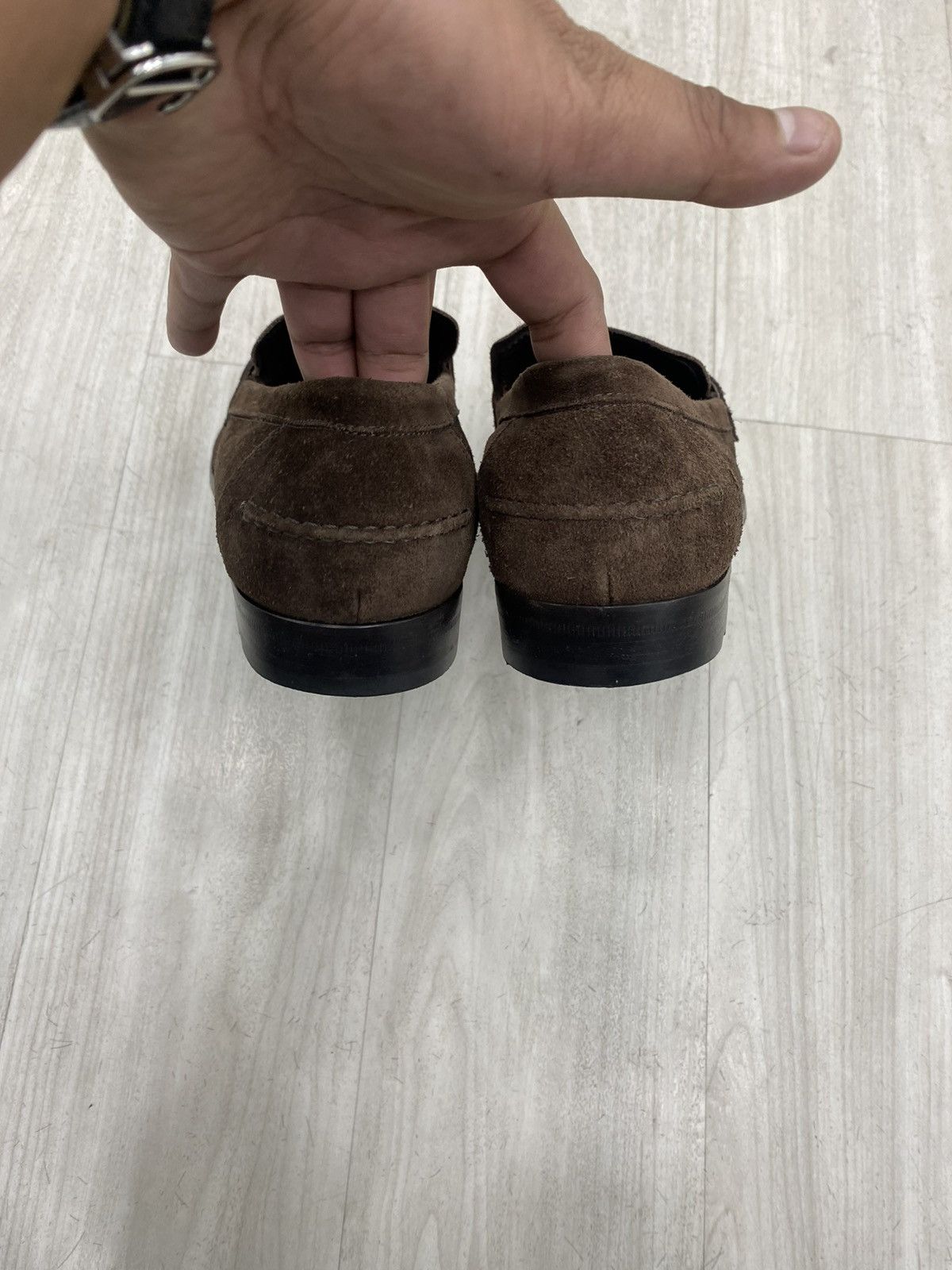 Salvatore Ferragamo Salvatore ferragamo loafers mens suede Size US 8 / EU 41 - 7 Thumbnail