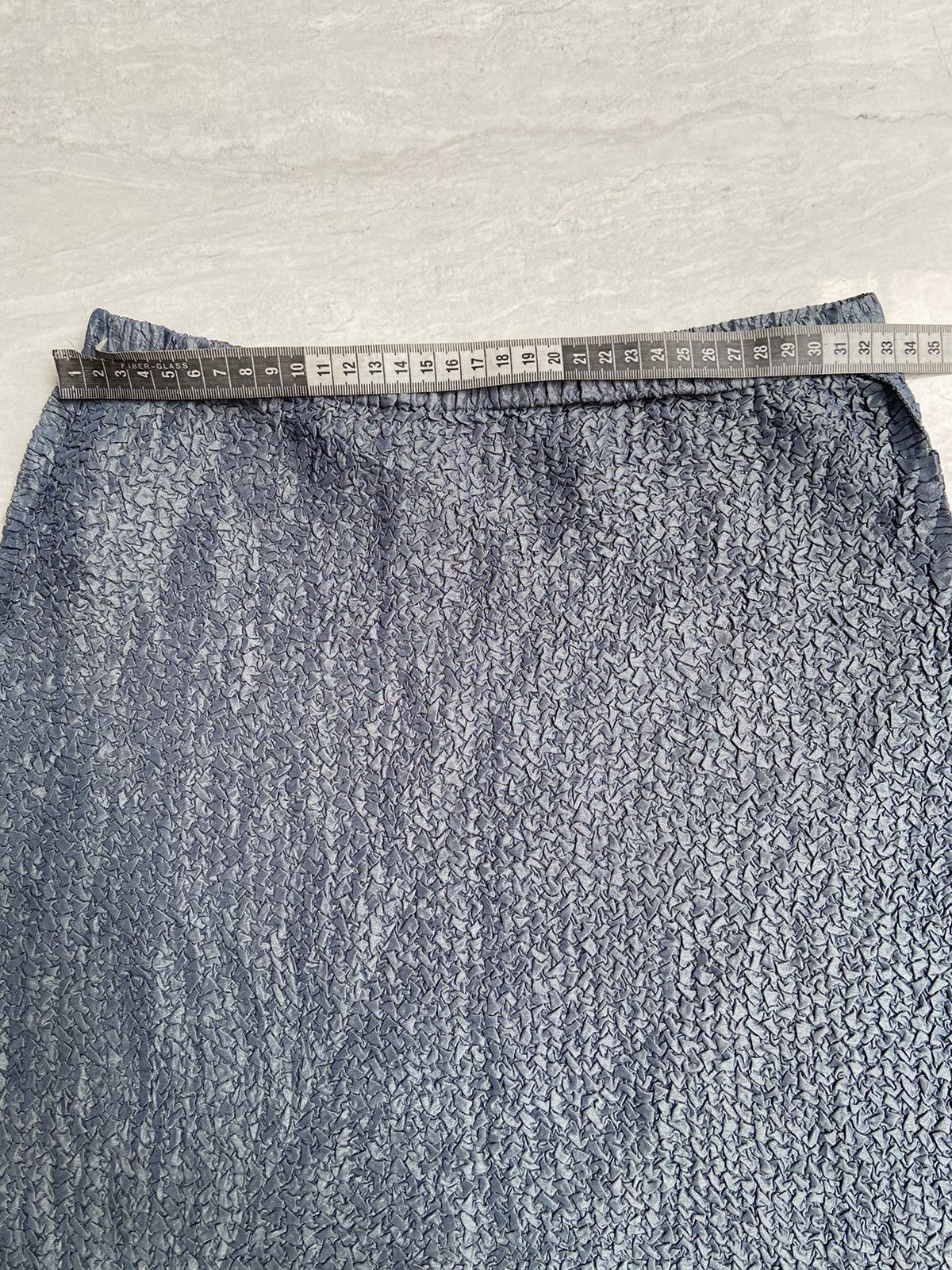 Japanese Brand PEPLUM By YOSHIKI HISHUNUMA Wrinkle Pleats Skirt Size 23" - 8 Thumbnail