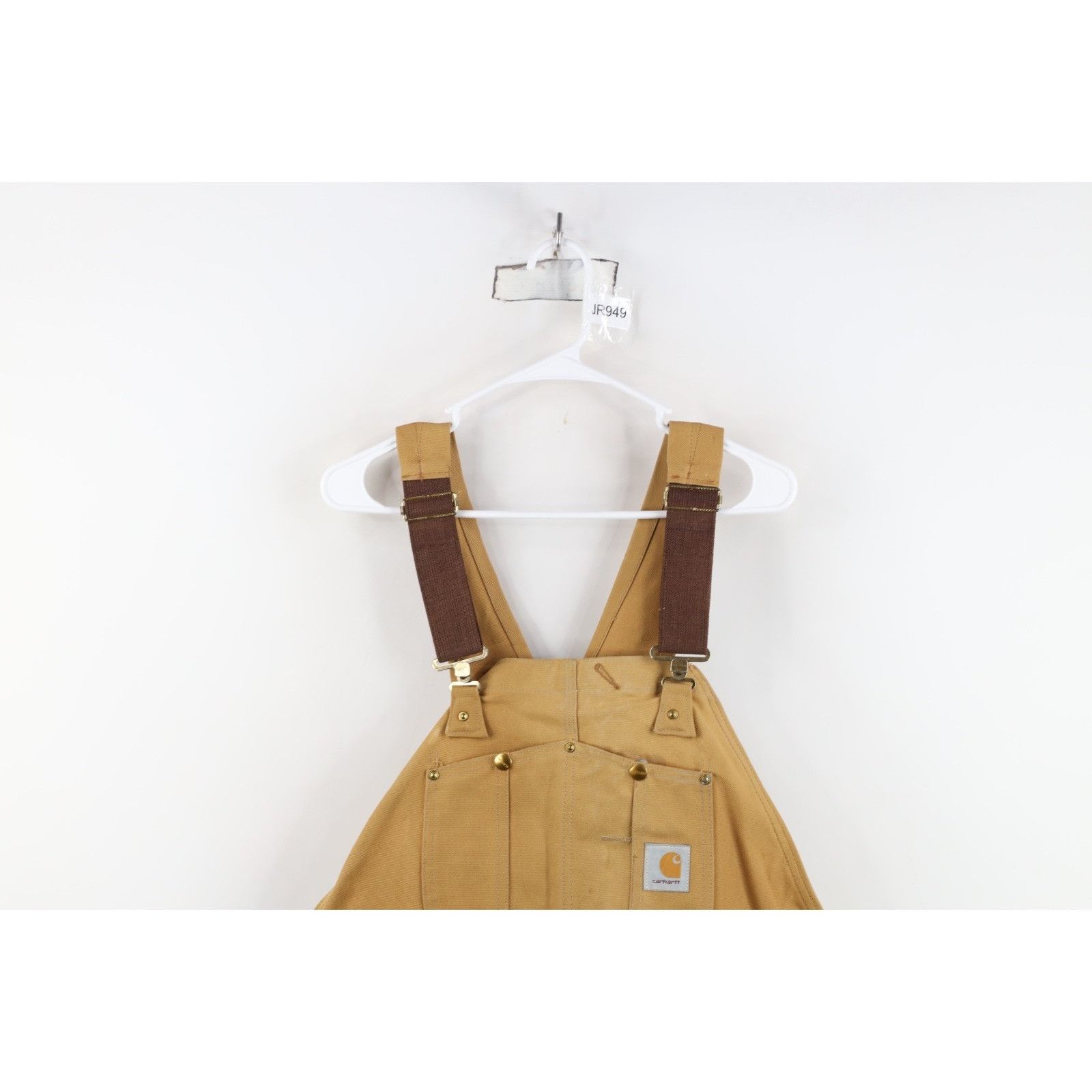 Carhartt Vintage 90s Carhartt Distressed Quilted Canvas Overalls Size US 44 / EU 60 - 2 Thumbnail