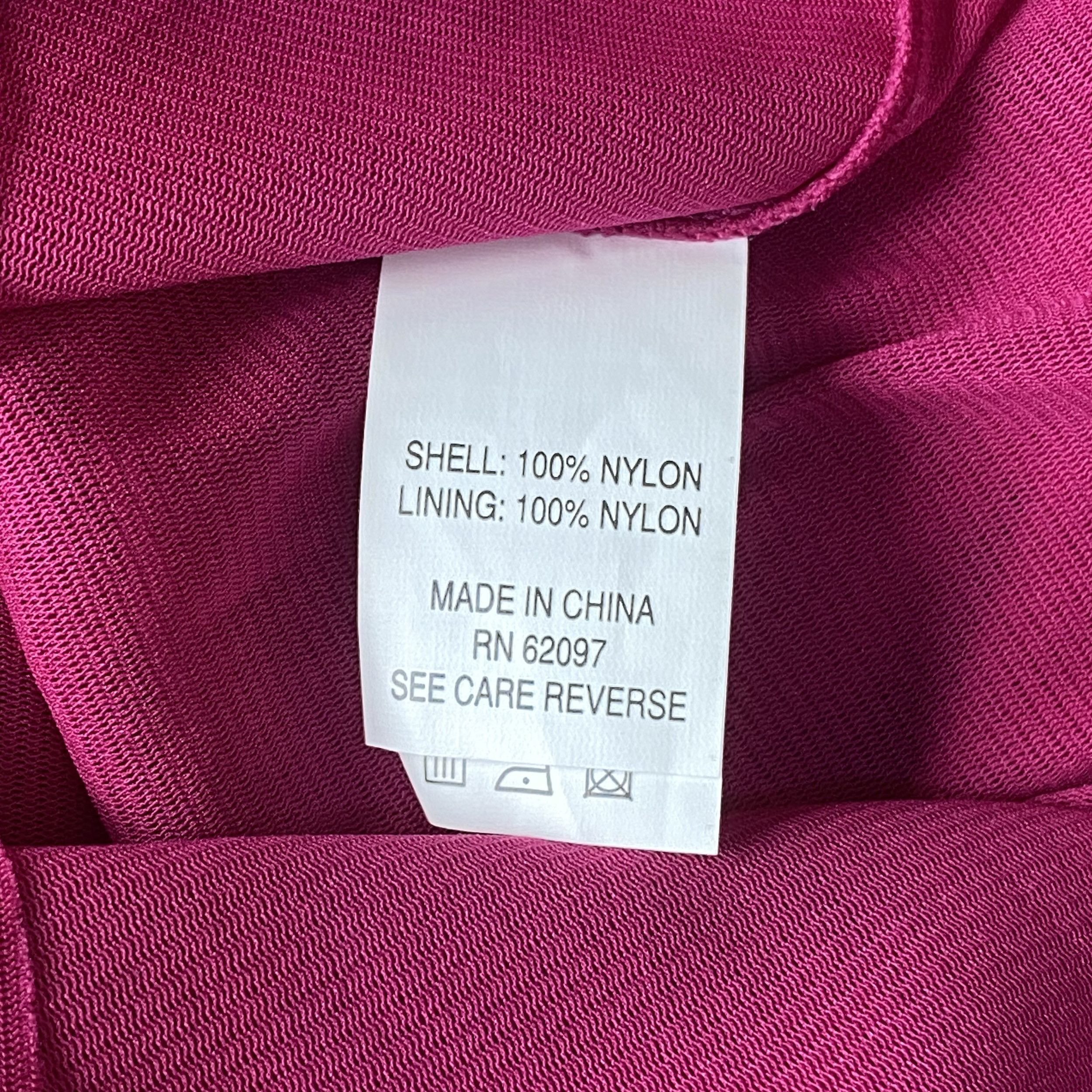 Vivienne Tam Pink Gathered Pleated High Neck Top Size XS / US 0-2 / IT 36-38 - 9 Thumbnail