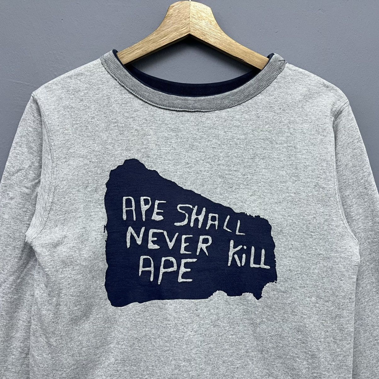 Bape Y2K Bape Four Side Crewneck Sweatshirt Size US XS / EU 42 / 0 - 7 Thumbnail