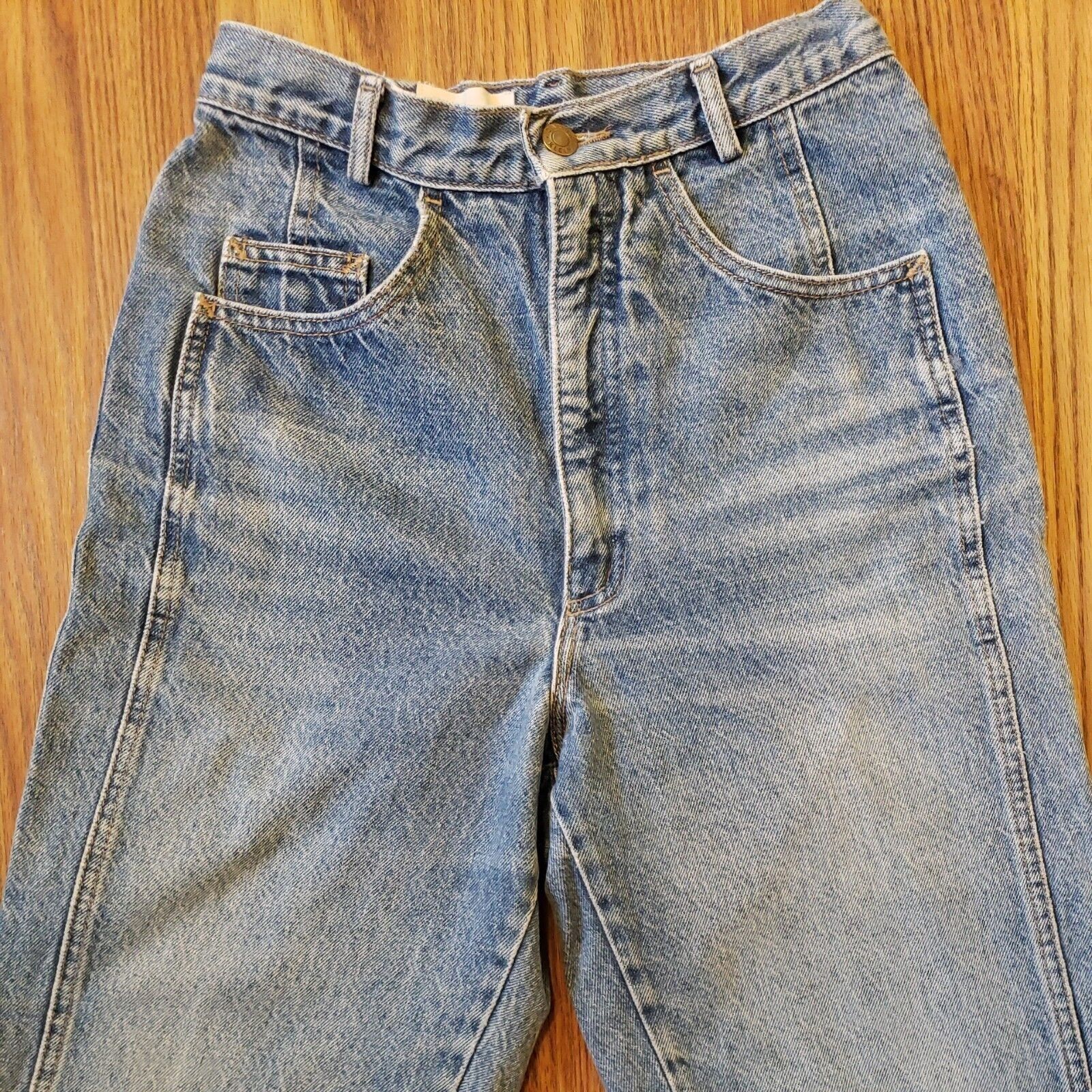 Calvin Klein Calvin Klein High Rise Jeans Womens 4 Stonewash Blue Vintage Size 27" / US 4 / IT 40 - 5 Thumbnail