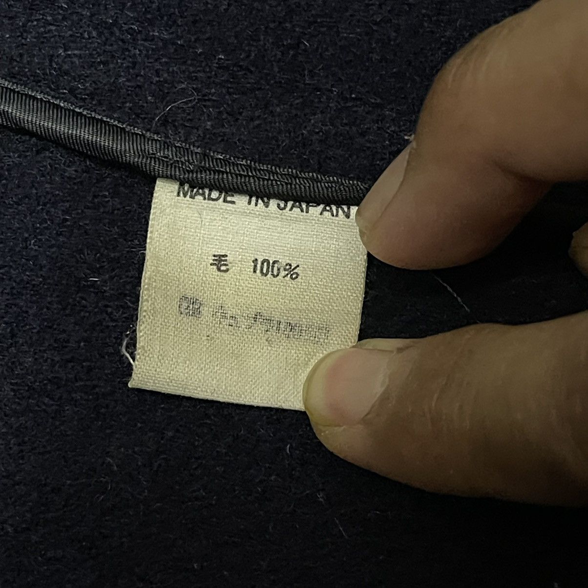 Yohji Yamamoto Y’s bis Yohji Yamamoto Wool Coat Double Breasted Size US L / EU 52-54 / 3 - 12 Thumbnail