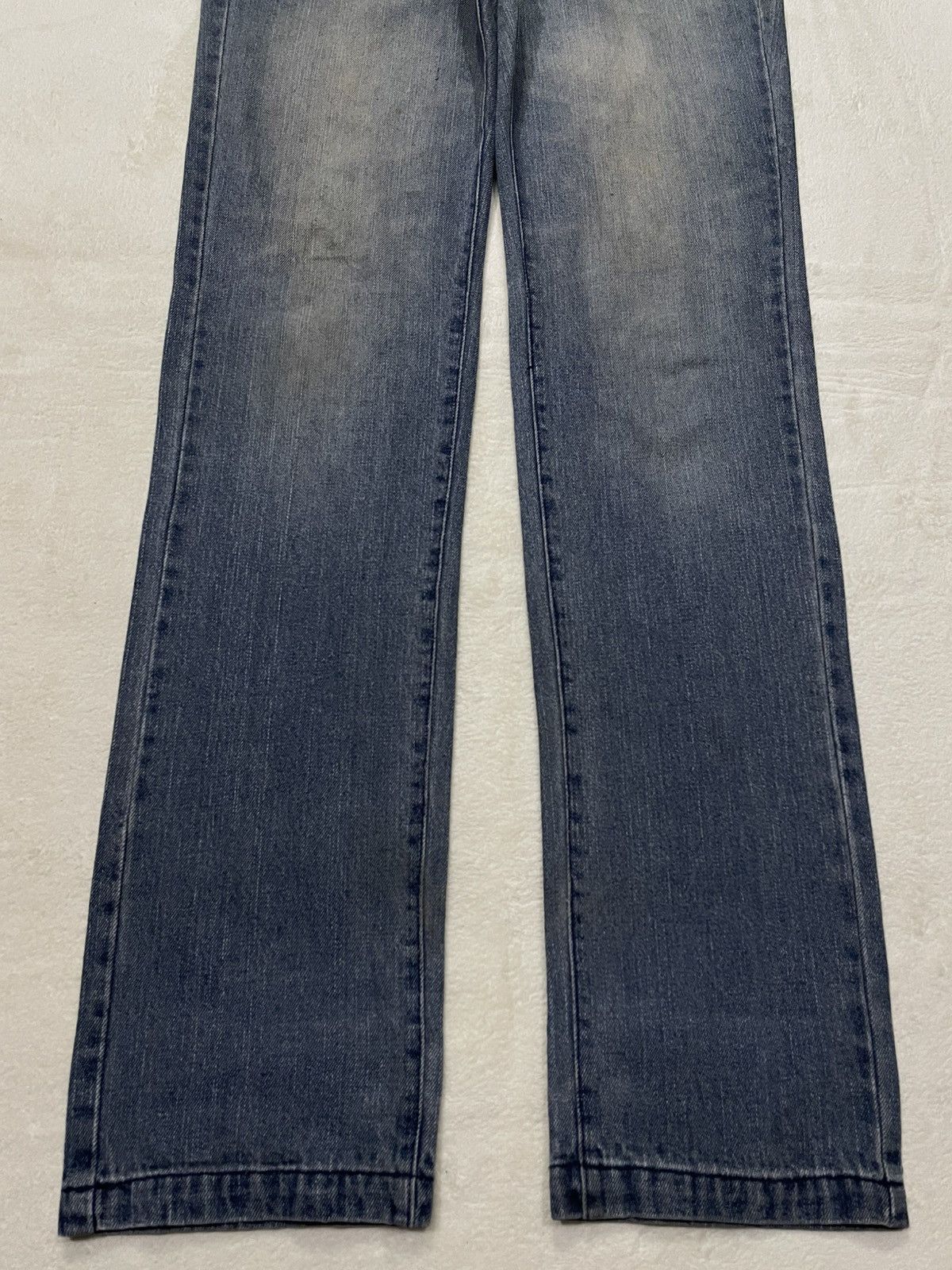 Vintage Vintage Doublefocus Straight Cut Mudwash Denim Jeans Size US 32 / EU 48 - 3 Thumbnail