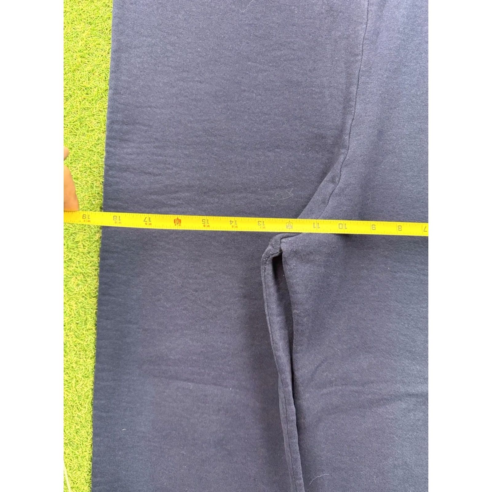 Russell Athletic VINTAGE Russell Athletic Sweatpants Mens L Blue Drawstring Cuffed Jogger Pants Size US 33 - 4 Thumbnail
