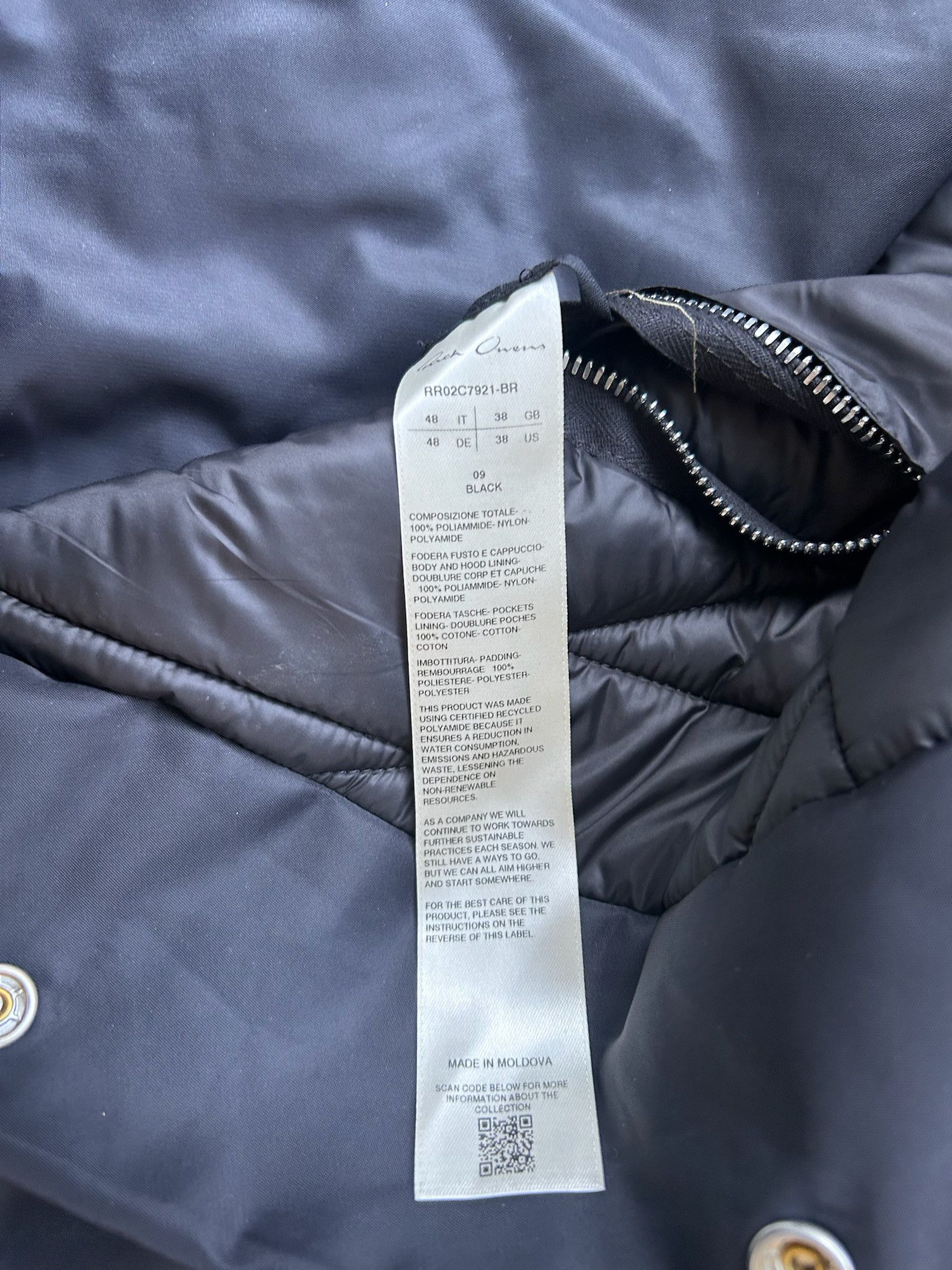 Rick Owens Rick Owens FW23 Luxor Down Trench Vest Size US M / EU 48-50 / 2 - 5 Thumbnail