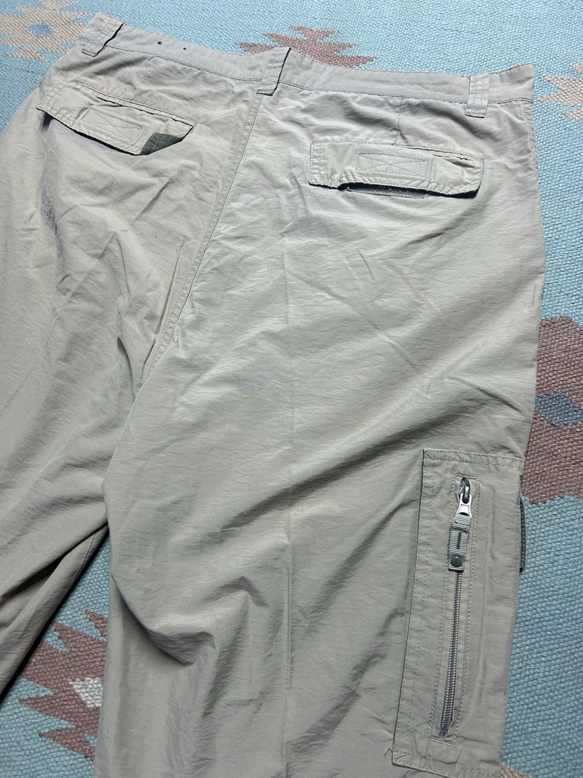 Vintage Emergency Exit cargo shorts cotton nylon khaki tan hiking 36 Size US 36 / EU 52 - 6 Thumbnail