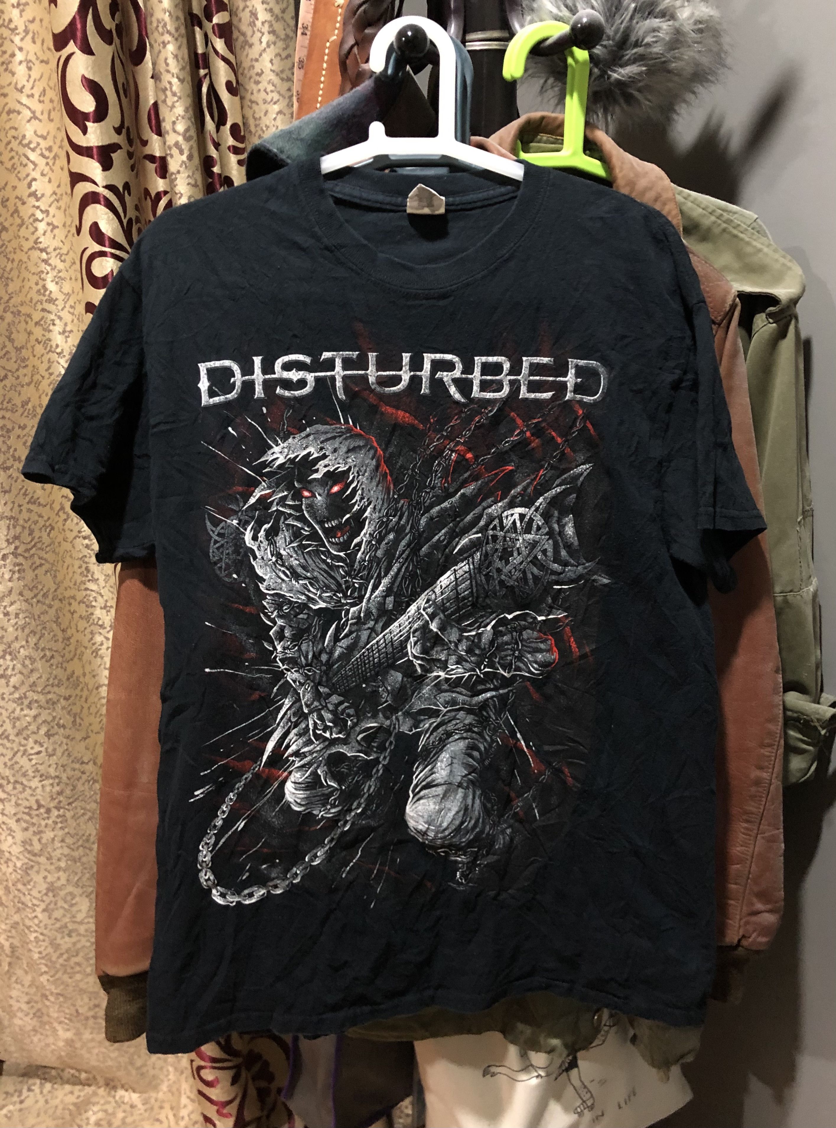 Band Tees Vintage Disturbed Band Tee Tshirt Size US S / EU 44-46 / 1 - 1 Thumbnail