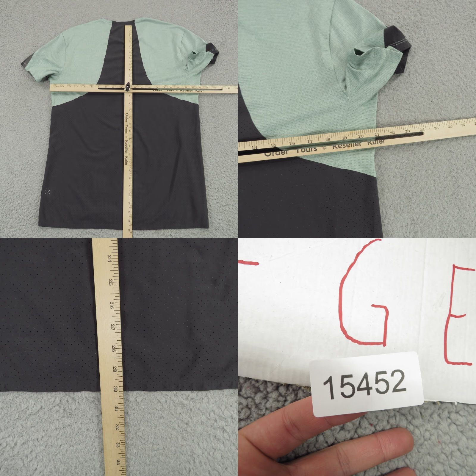 Lululemon Lululemon Shirt Mens Medium Mint Green Charcoal Gray Fast and Free Running Top Shirt Mens Medium Mint Green Charcoal Gray Fast and Free Running Top Size US M / EU 48-50 / 2 - 8 Thumbnail