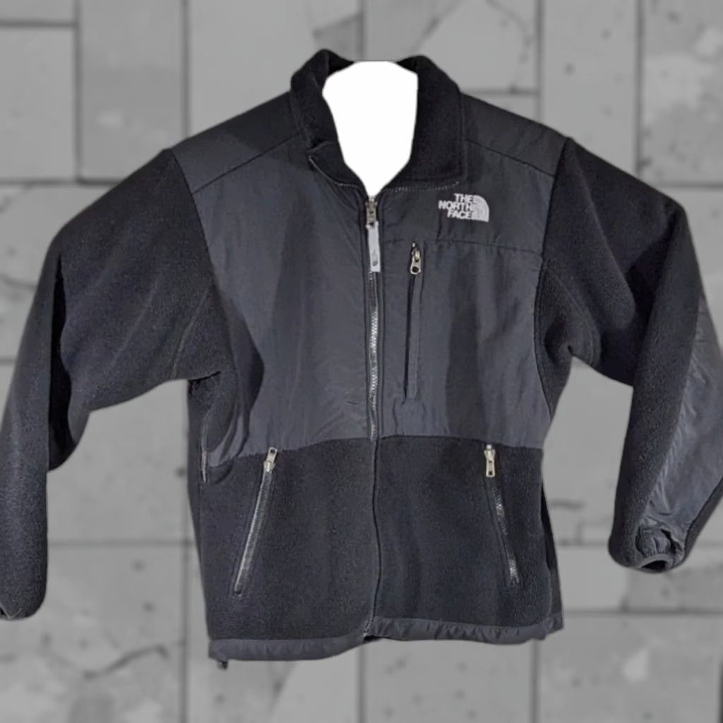 Womens North Face Denali Fleece Jacket XS Black Full Zip Hiking Winter