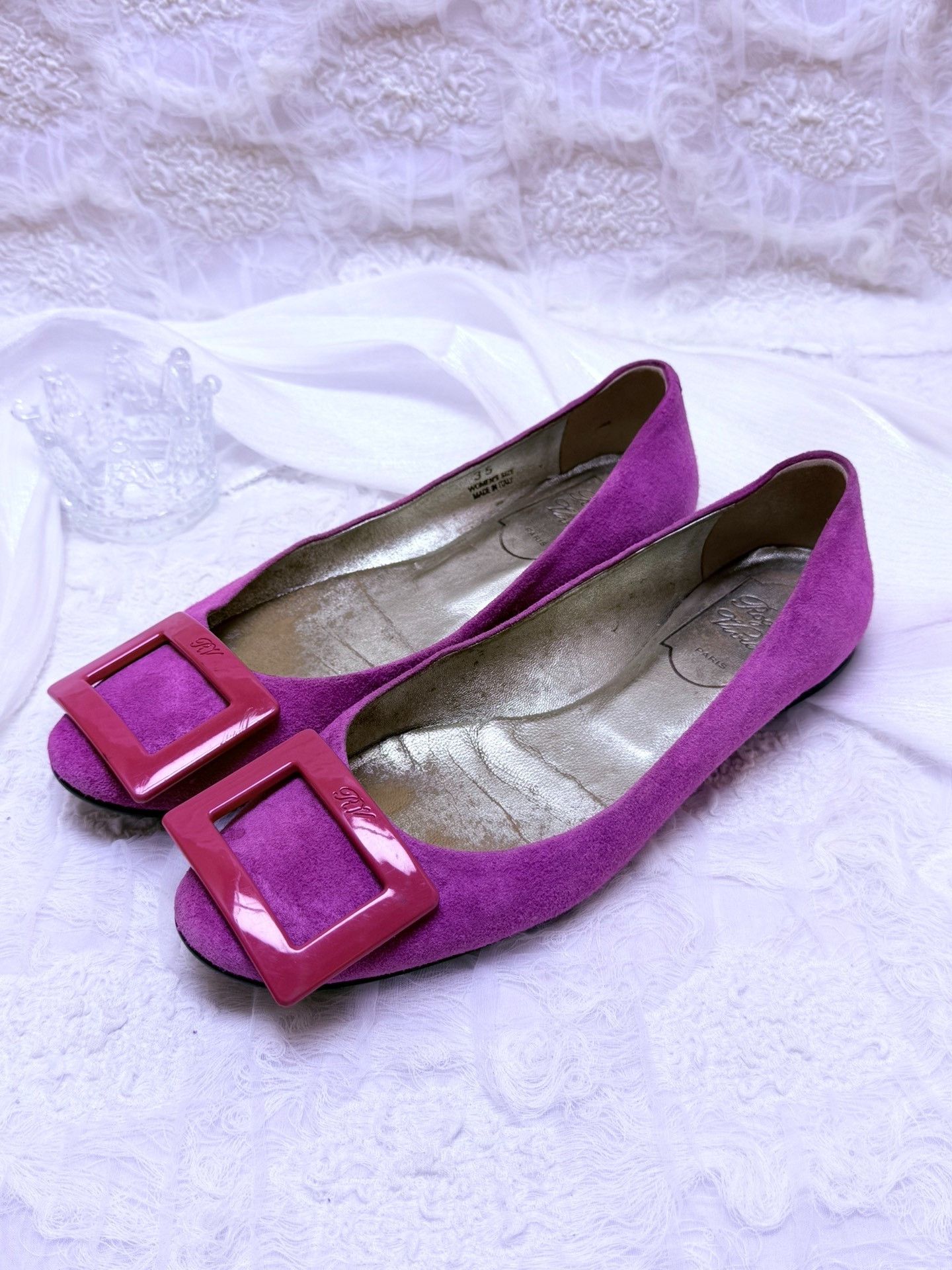 Roger Vivier Roger Vivier Retro Pink Lowtop Sneakers us_5 Women Size US 5 / IT 35 - 1 Thumbnail