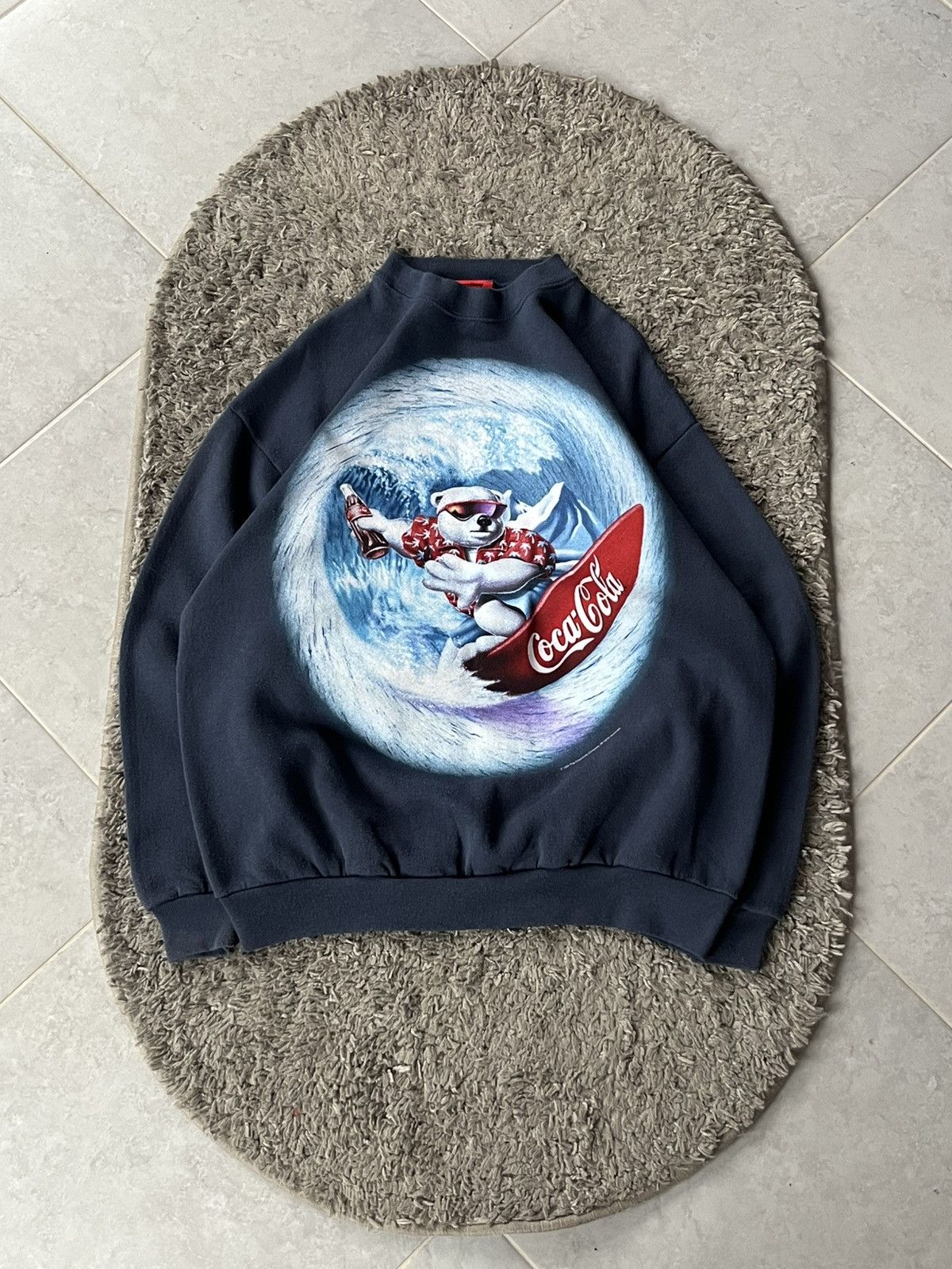 Coca Cola Vintage 1998 Pullover Coca Cola Bear Streetwear Size US L / EU 52-54 / 3 - 1 Thumbnail