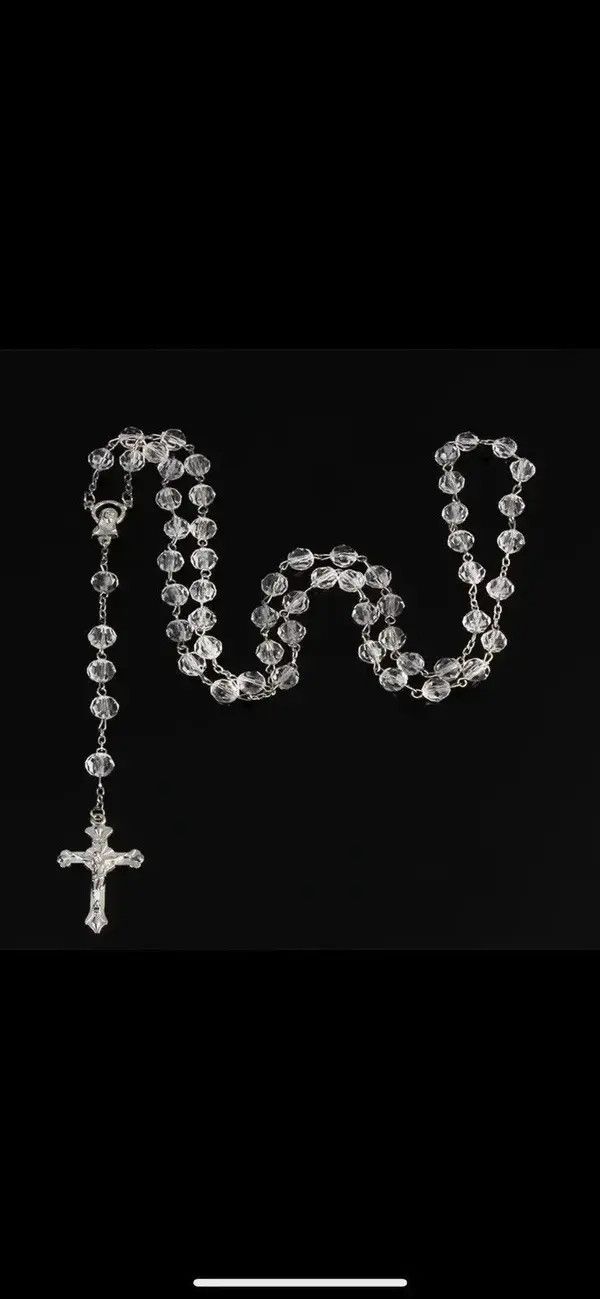 Jewelry Victoria Pearl Imitation White Crystal Beads Necklace Size ONE SIZE - 4 Thumbnail