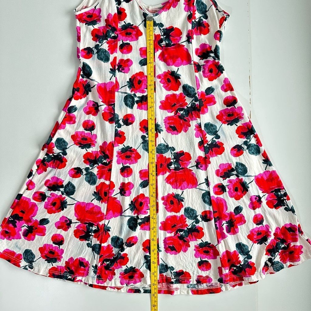 Billabong Billabong Floral Mini Fit Flare Dress Spaghetti Strap Large Size L / US 10 / IT 46 - 12 Thumbnail