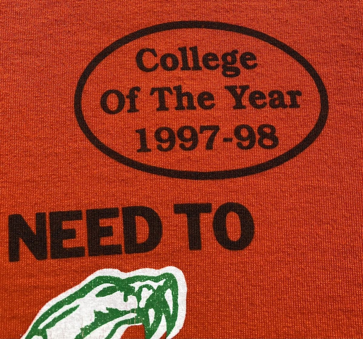 Vintage VTG 90’s Florida A&M Rattlers FAMU HBCU College Of The Year Size US M / EU 48-50 / 2 - 3 Thumbnail