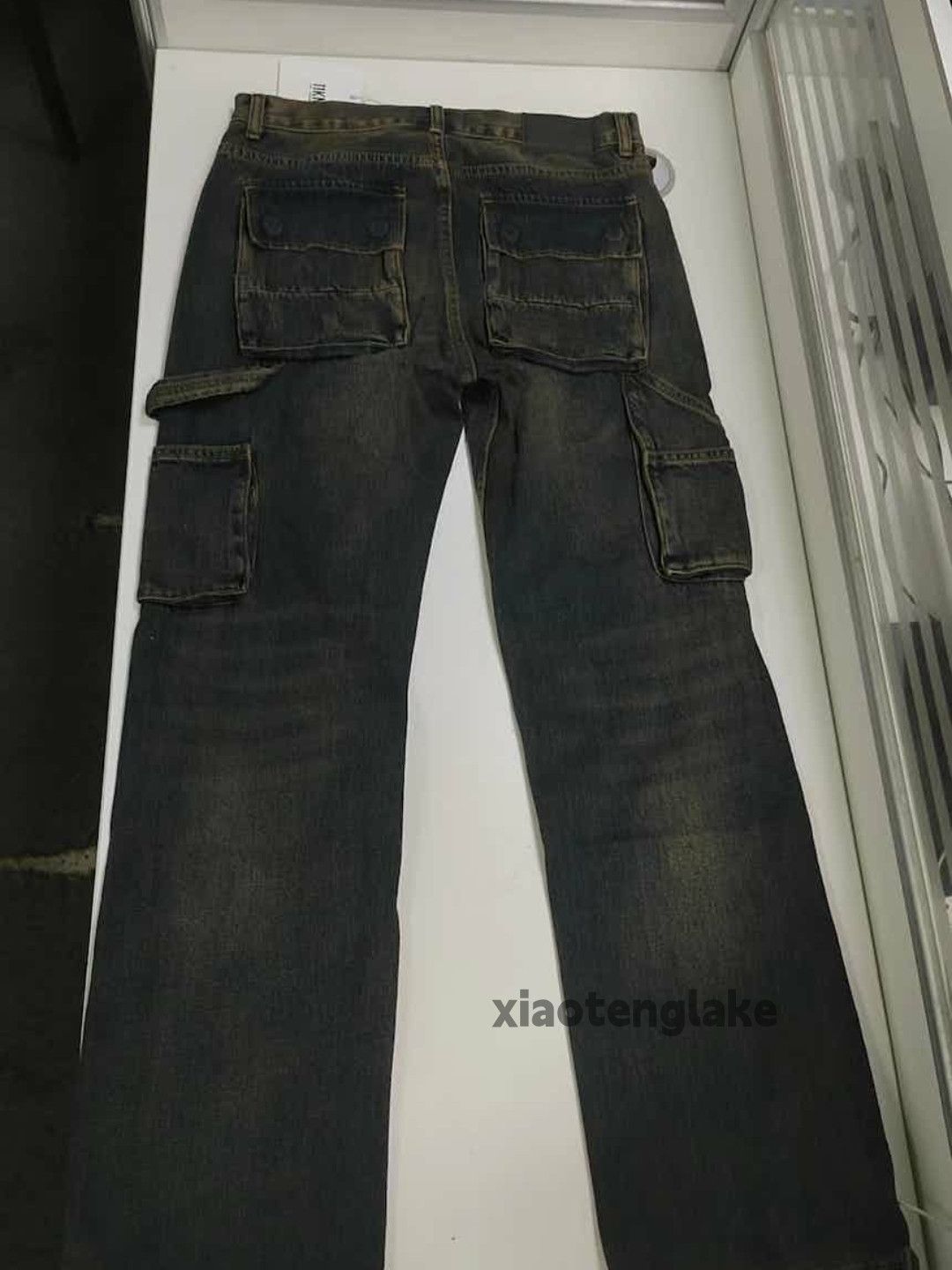 Jean × Vintage washed faded carpenter utility skate hiphop jeans Size US 30 / EU 46 - 9 Thumbnail