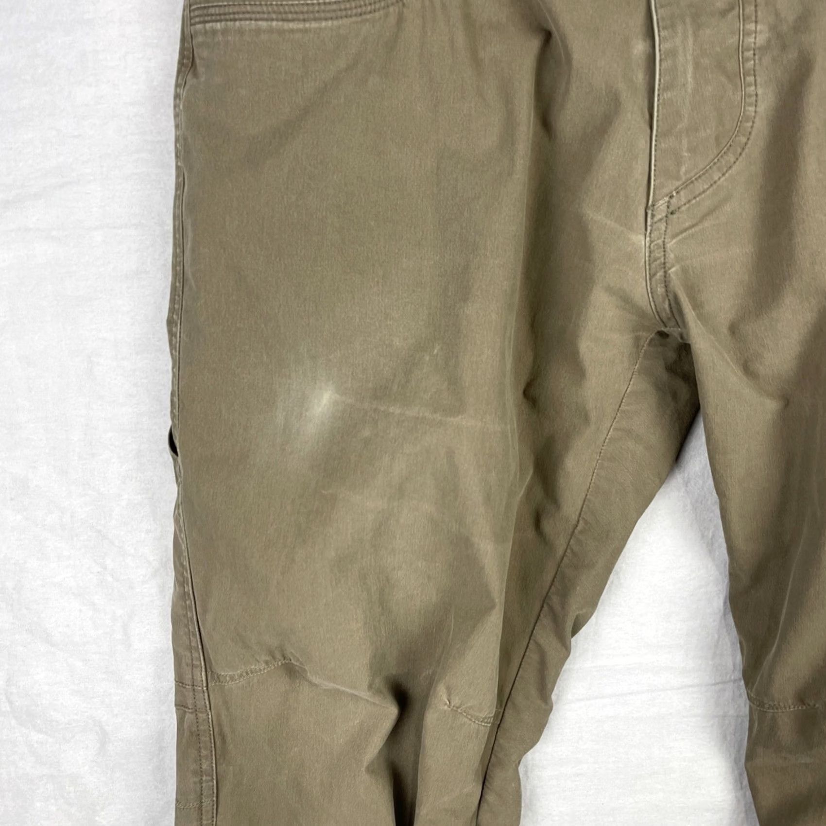 Vintage Kuhl Revolvr Pants Mens 32x30 Brown Vintage Patina Dye Outdoors Carpenter Workwear Pants Size US 32 / EU 48 - 4 Thumbnail