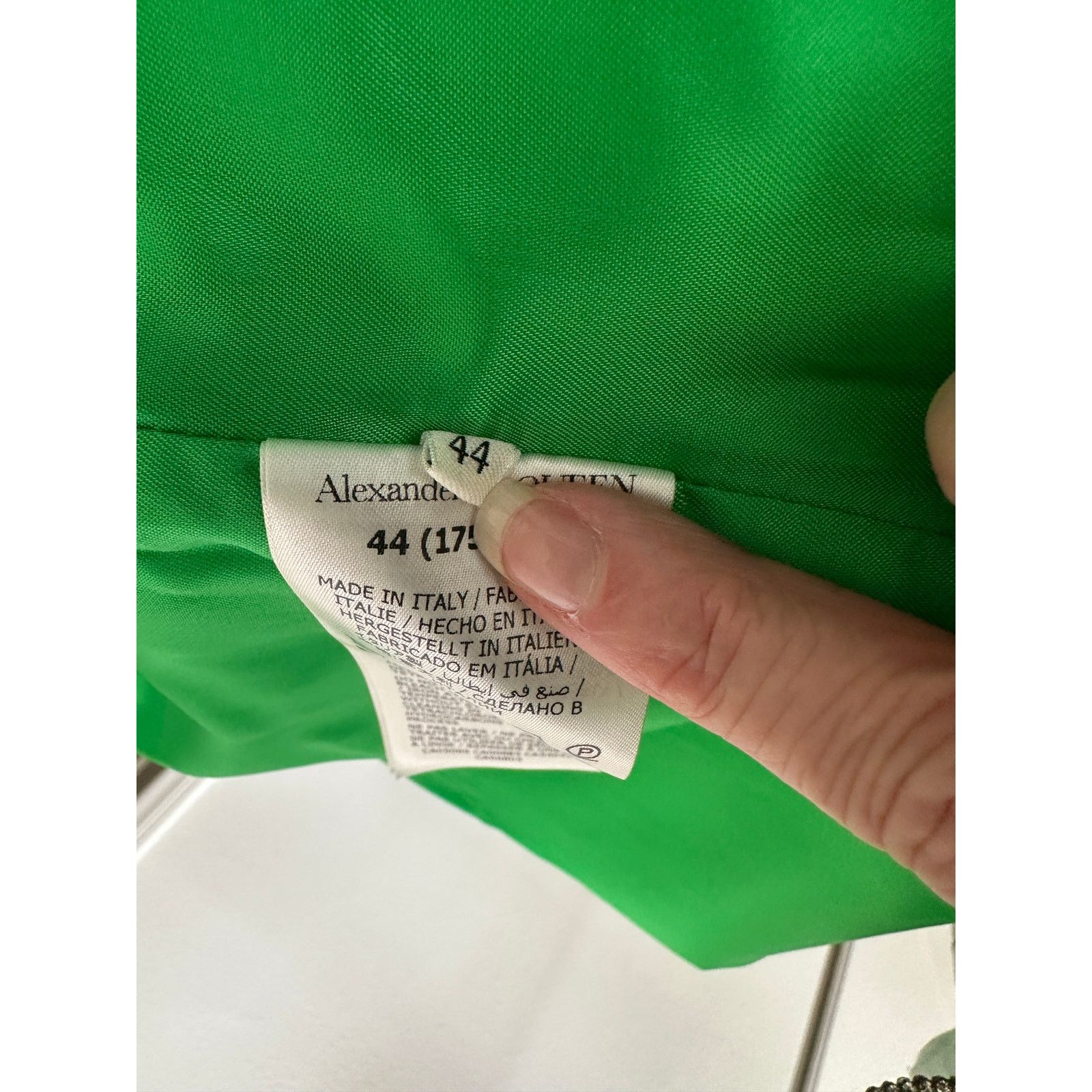 Alexander McQueen Alexander McQueen Lime Green Fitted Wool Coat Made in Italy Size M / US 6-8 / IT 42-44 - 9 Thumbnail