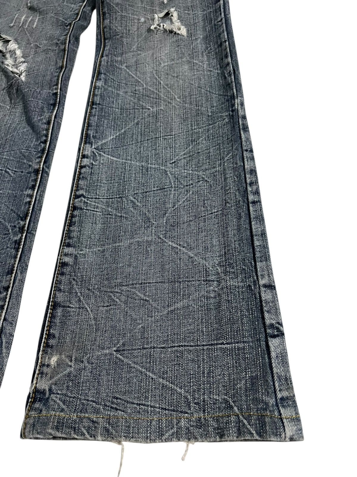 semanticdesign 💥FLARE💥SEMANTIC DESIGNS DISTRESS DENIM JEAN Size US 30 / EU 46 - 7 Thumbnail