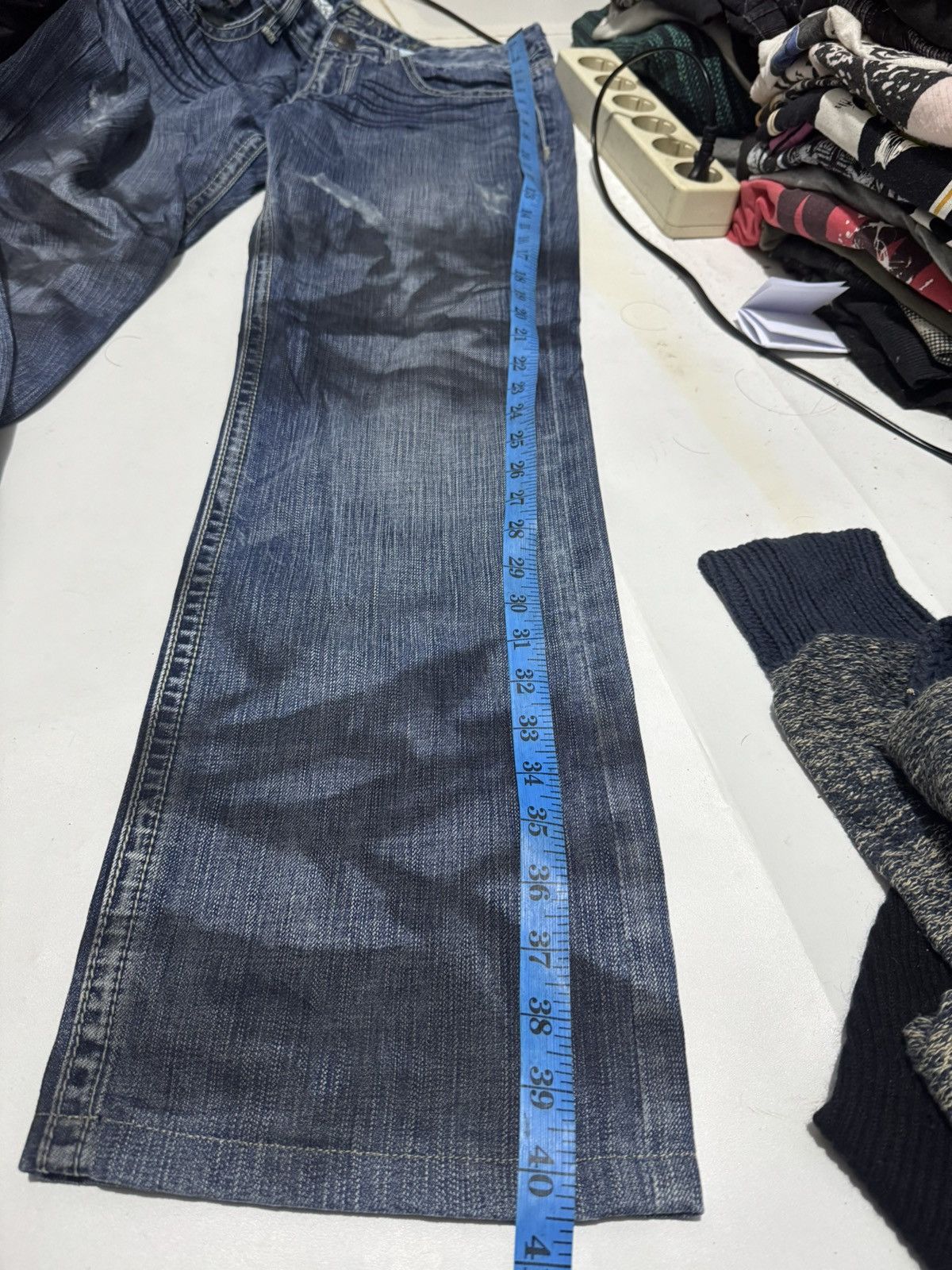 Robins Jeans Japanese Studded Big Train Denim Pants Styled Size US 32 / EU 48 - 9 Thumbnail