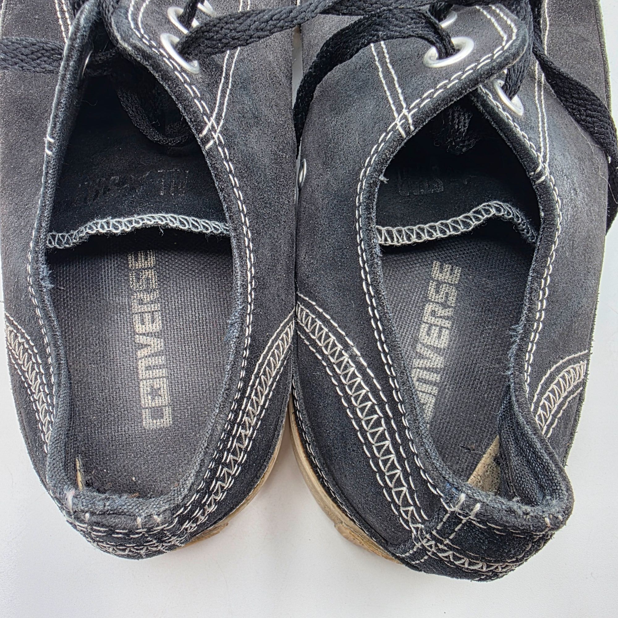 Converse Converse All Star Mens Low Top Sneakers Mens 9 Black Leather Size US 9 / EU 42 - 9 Thumbnail