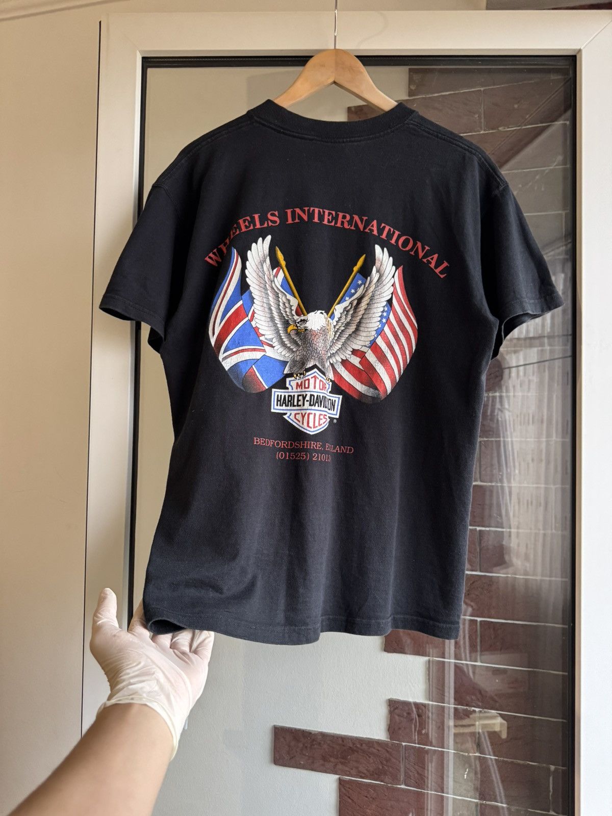 Harley Davidson 🇺🇸Vintage Harley Davidson made in USA tshirt Eange Logo Size US XL / EU 56 / 4 - 17 Thumbnail