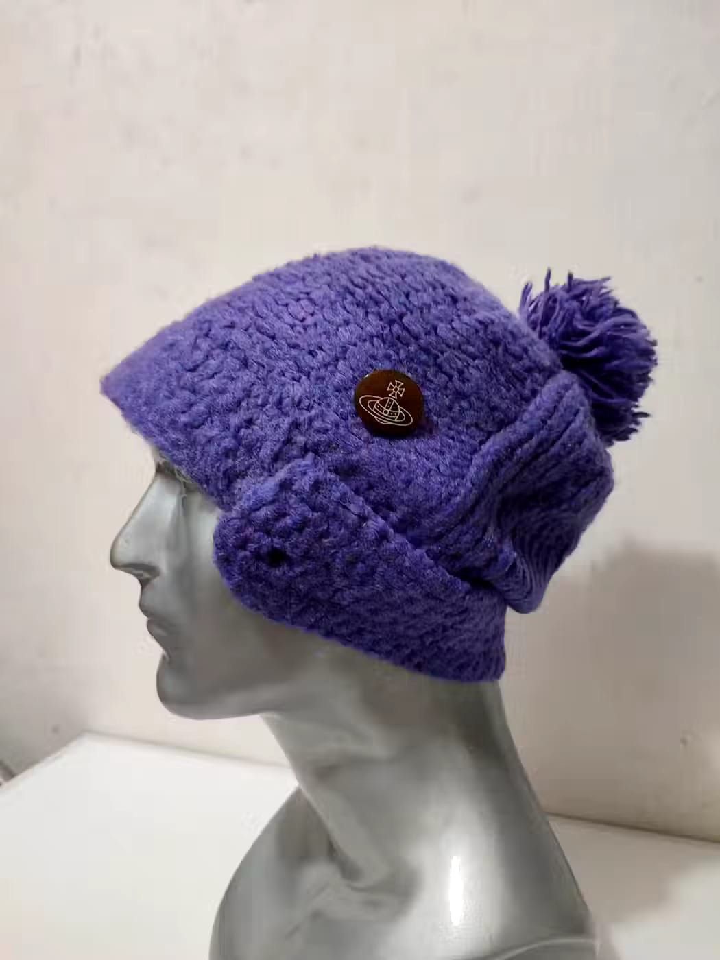 Vivienne Westwood Vivienne Westwood Orb Logo Knitted Hats Size ONE SIZE - 4 Thumbnail