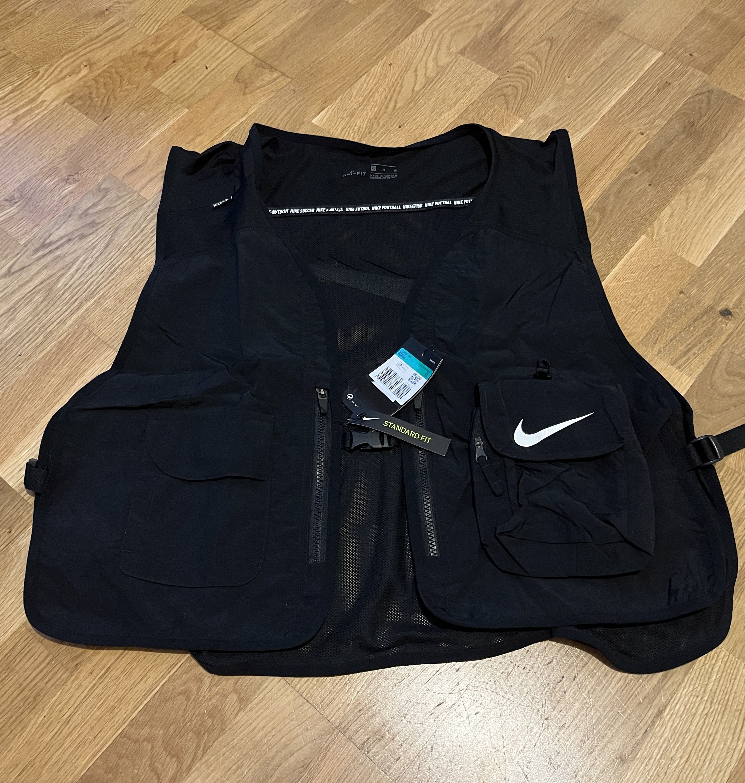 Nike Nike F.C. Detachable Functional Football Vest Black XL Size US XL / EU 56 / 4 - 7 Thumbnail