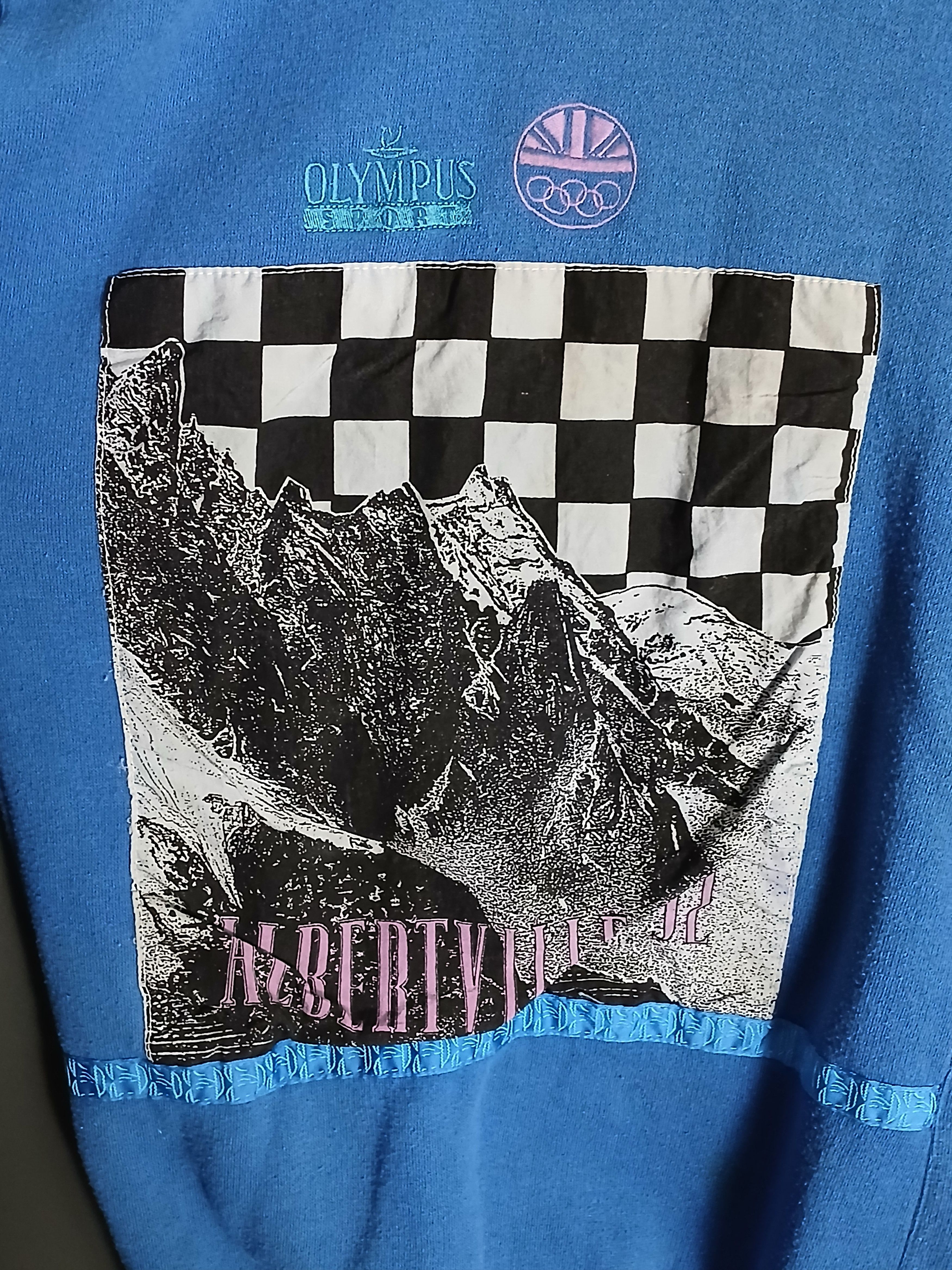 USA Olympics Vintage 1992 Olympus Sport Olympic Winter Games Sweatshirt Size US L / EU 52-54 / 3 - 3 Thumbnail